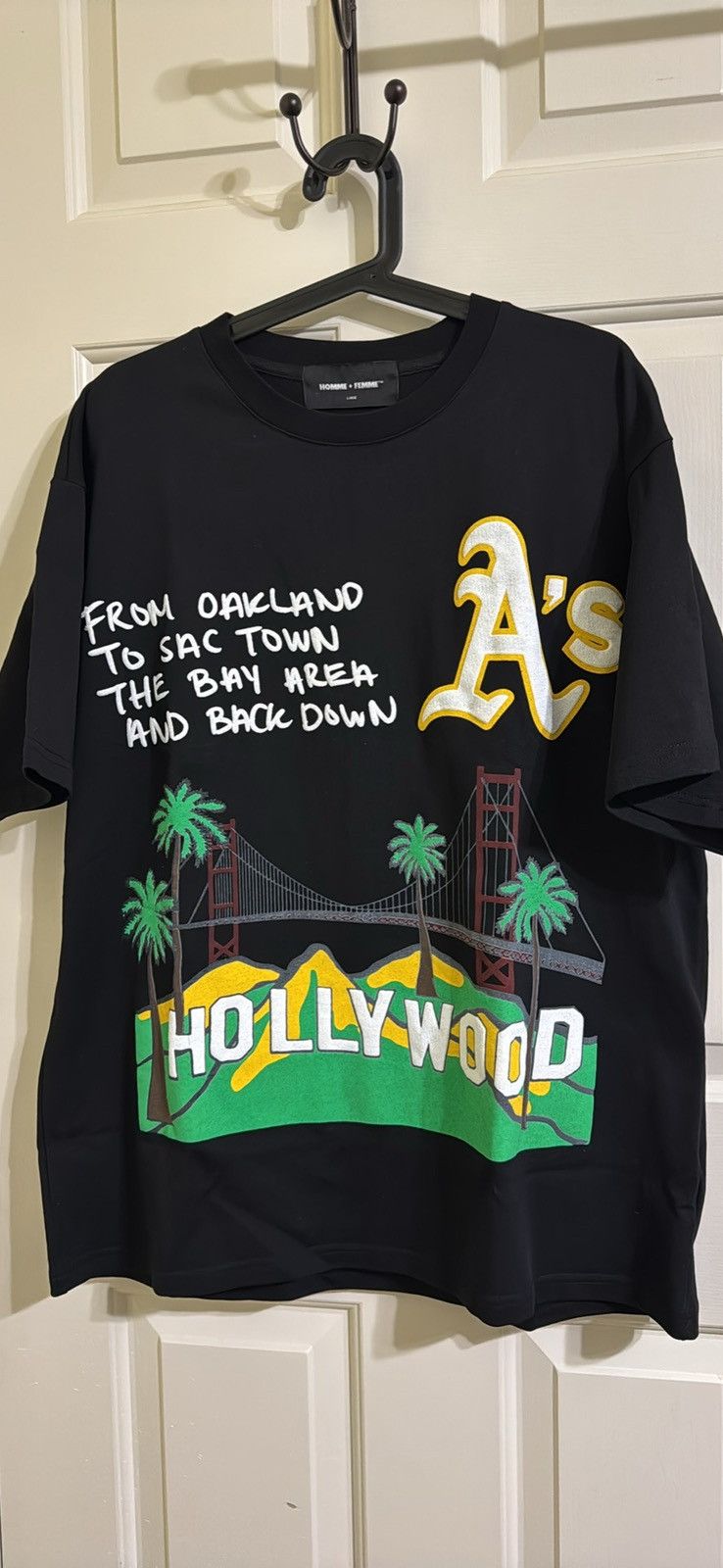 Homme + Femme La Homme + Femme CALI TO NYC TEE BLACK Size US L / EU 52-54 / 3 - 1 Thumbnail