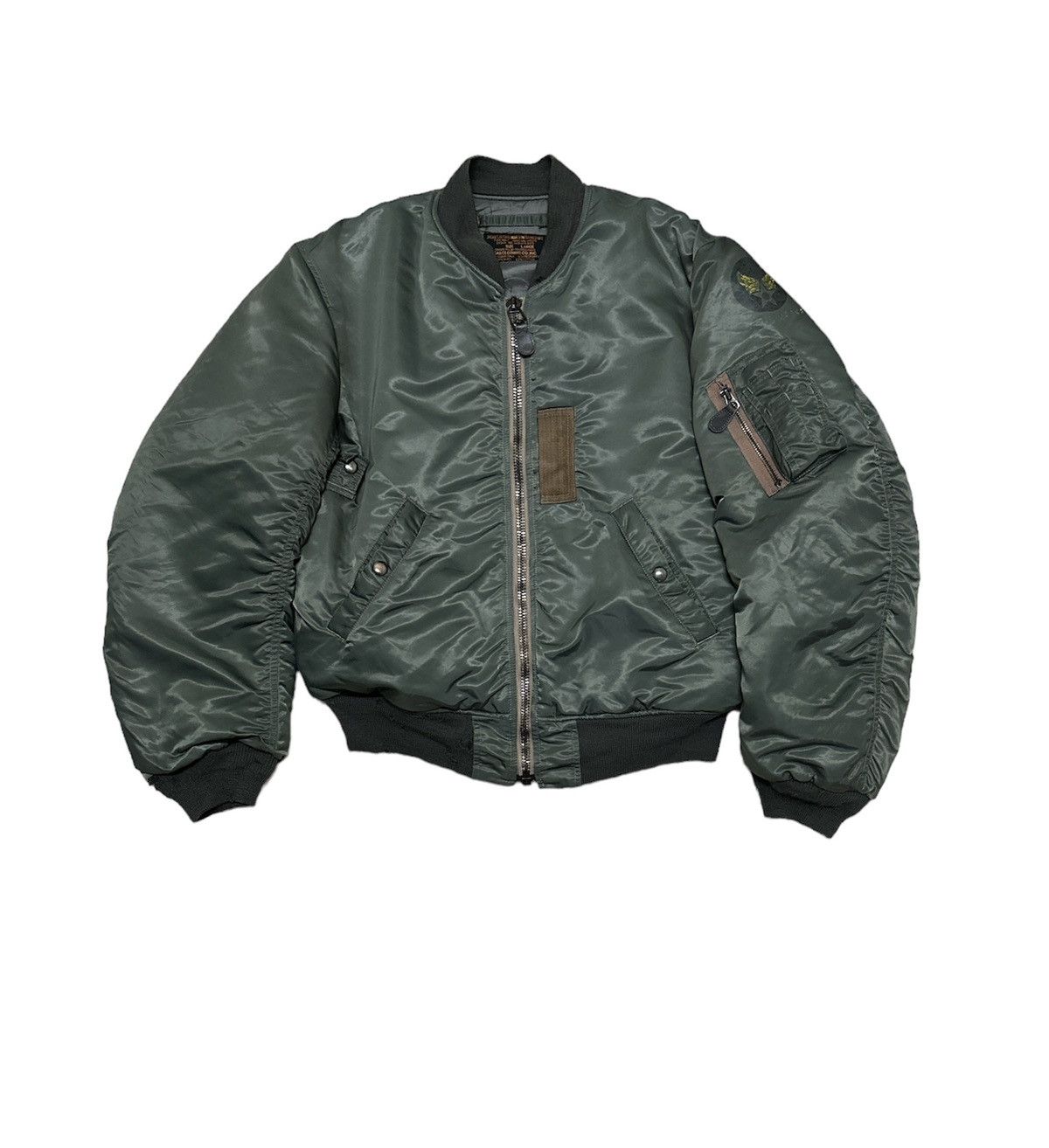 Vintage Vintage Flight Jacket Military Jacket USAF US Army Design Size US L / EU 52-54 / 3 - 1 Thumbnail