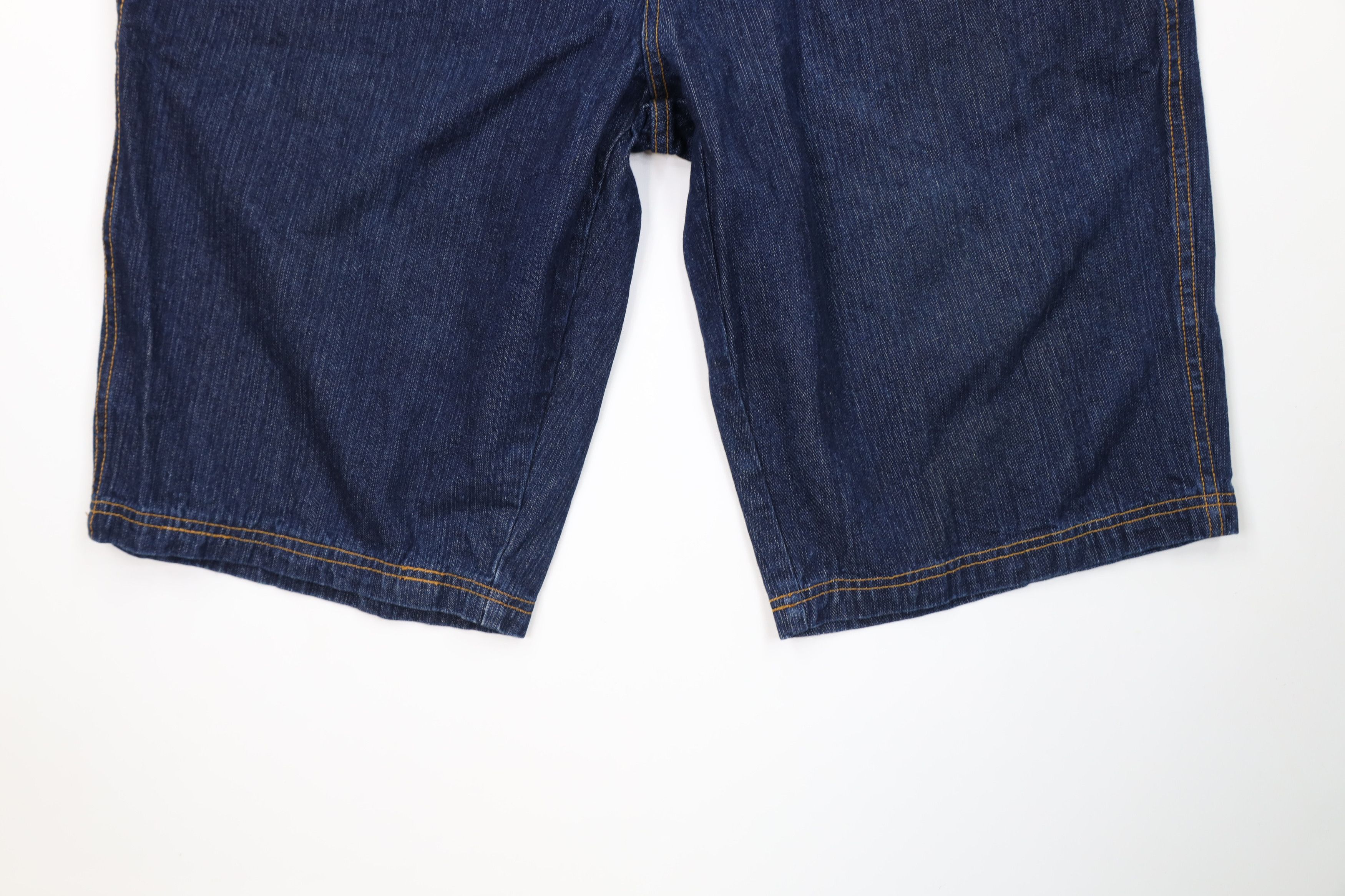 Fubu Vintage 90s Y2K FUBU Relaxed Fit Denim Jean Shorts Jorts Size US 38 / EU 54 - 4 Thumbnail