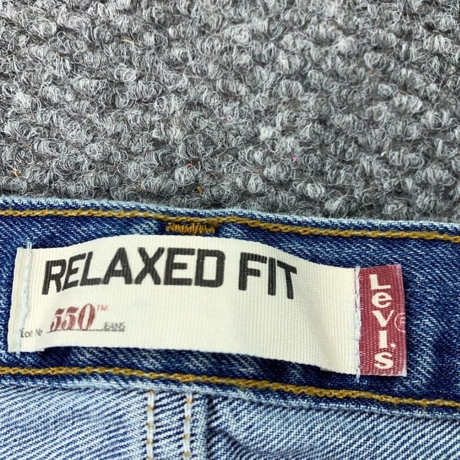 Levi's VINTAGE Levi's 550 Jeans Men 44x24 Short Hemmed Wide Leg Retro Grunge Denim Blue Size US 42 / EU 58 - 6 Thumbnail