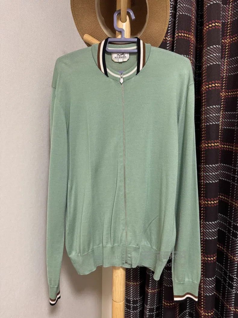 Hermes Hermes Cashmere sweater coat, 80% cashmere + 20% mulberry Size US L / EU 52-54 / 3 - 1 Thumbnail