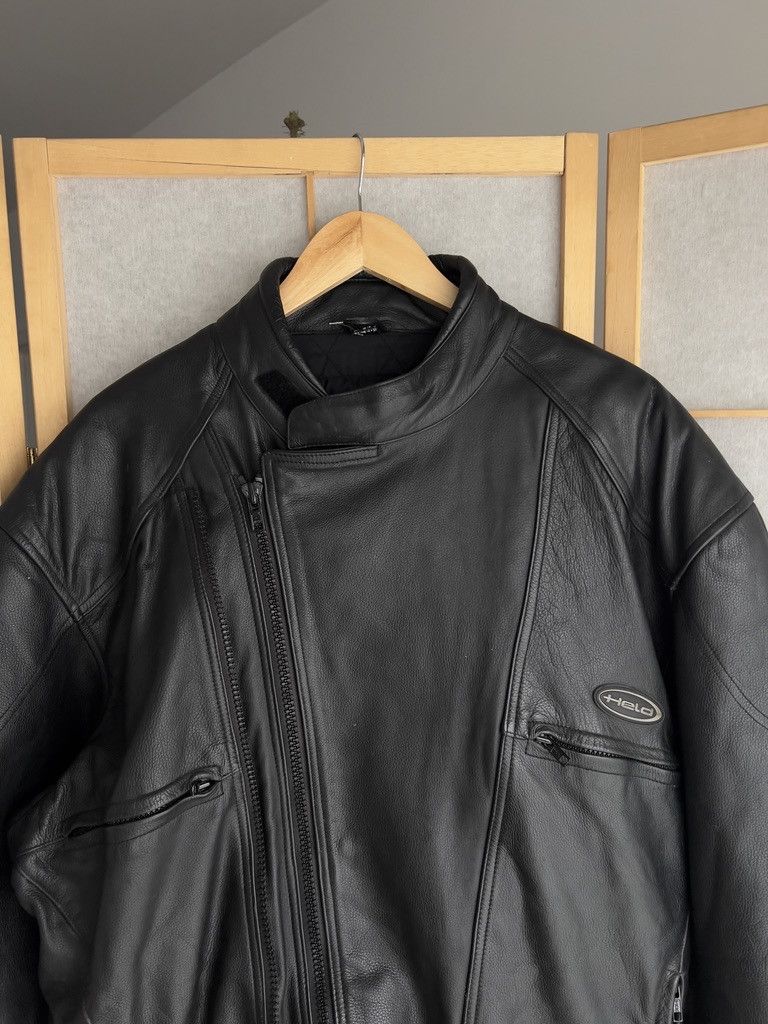 If Six Was Nine Crazy! Vintage 2000s biker racing leather bomber jacket boxy Size US XL / EU 56 / 4 - 13 Thumbnail