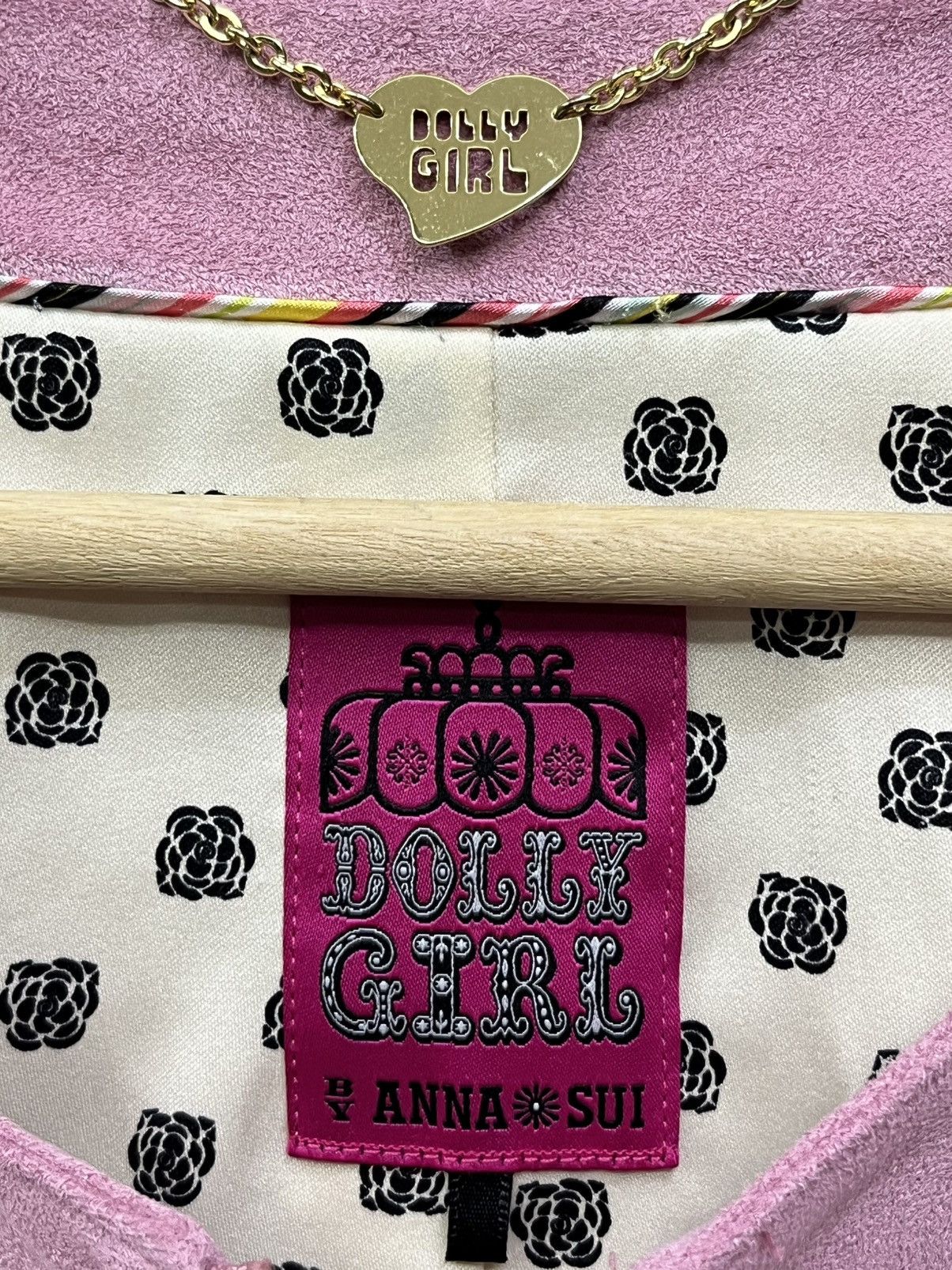 Anna Sui Dolly Girl by Anna Sui Frill Ruffle FauxSuede Jacket Archive Size XS / US 0-2 / IT 36-38 - 8 Thumbnail