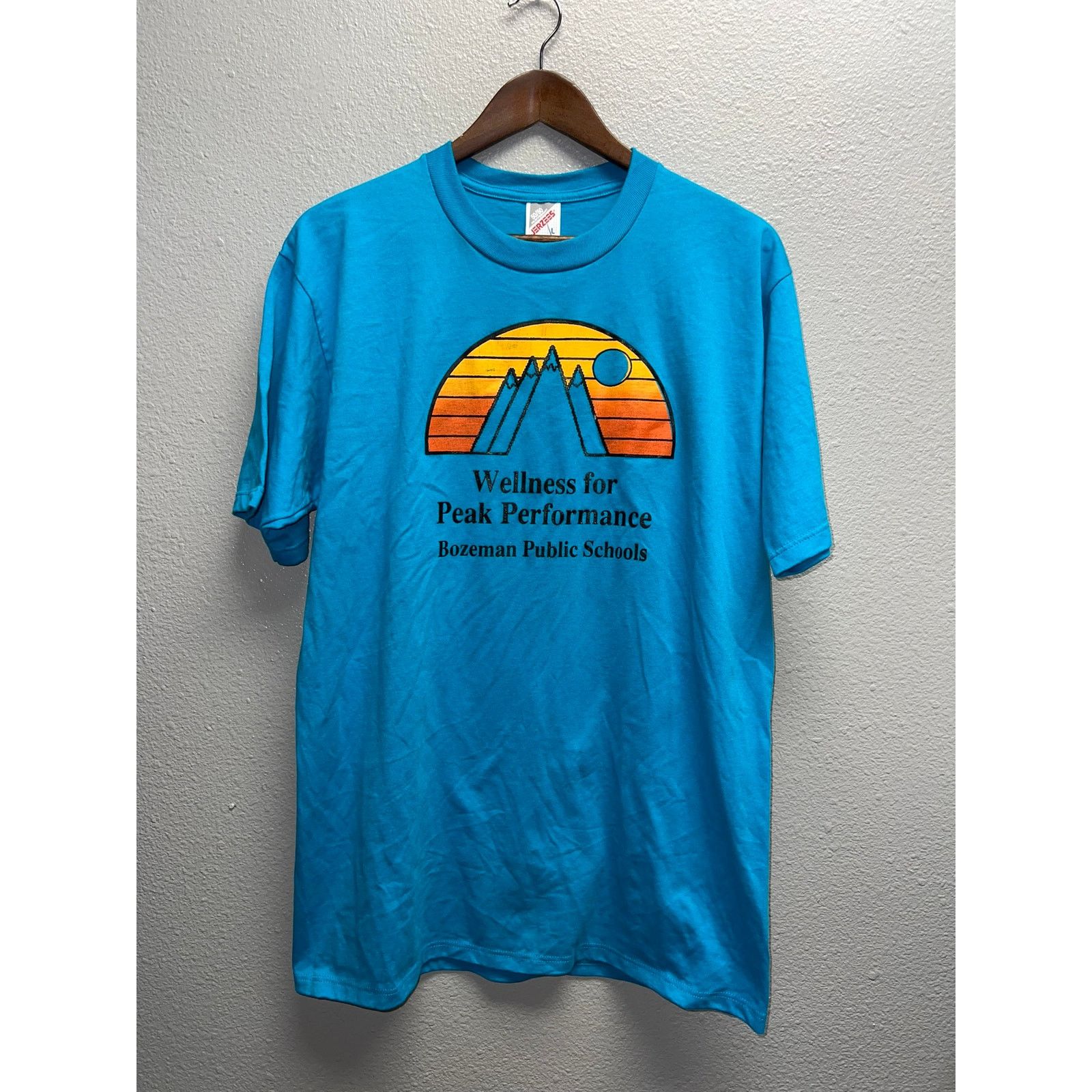 Jerzees Vintage Public School Performance Shirt Wellness Fitness Tee Size US L / EU 52-54 / 3 - 1 Thumbnail