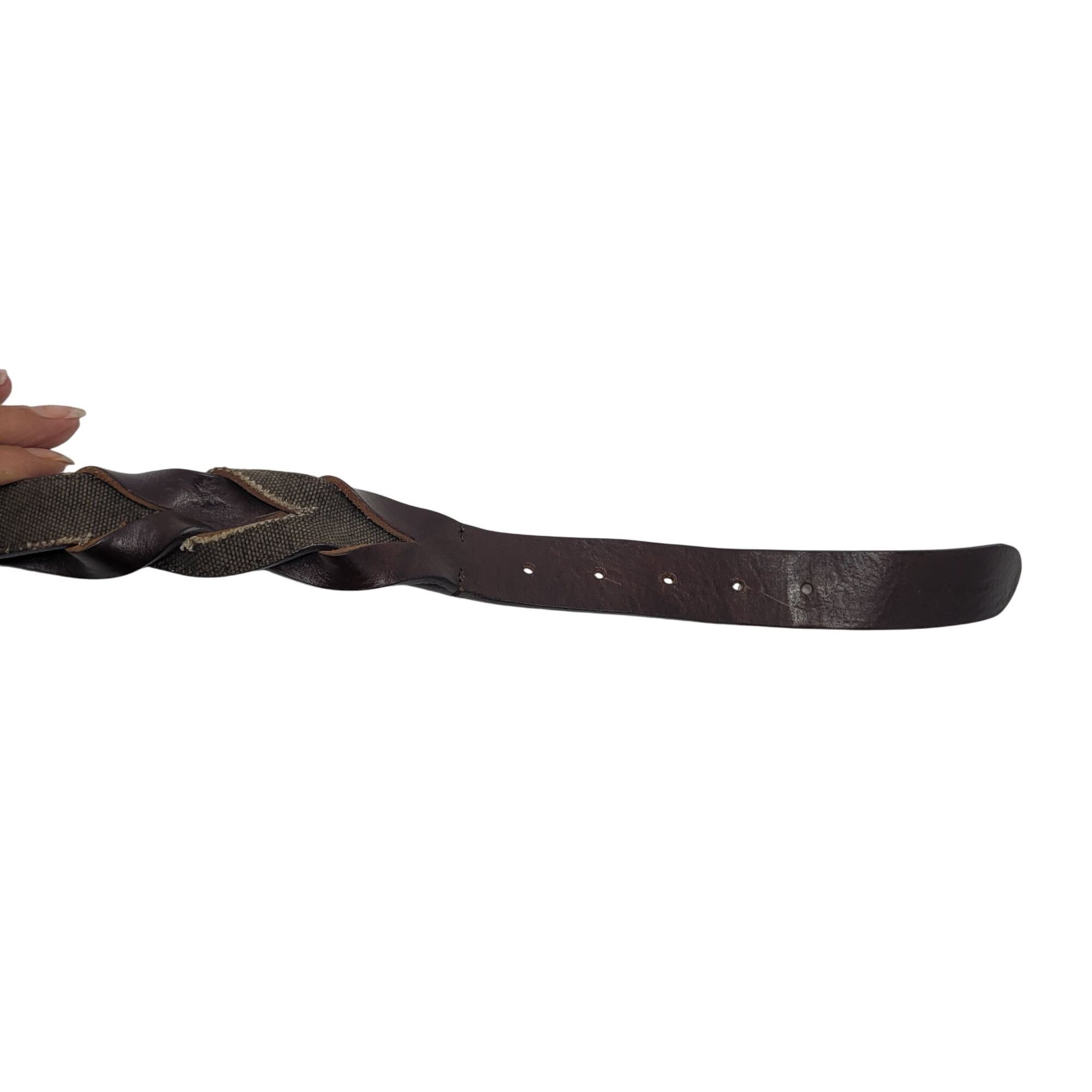 Other John Barritt Handmade Italian Brown Genuine Leather Woven Br Size ONE SIZE - 7 Thumbnail