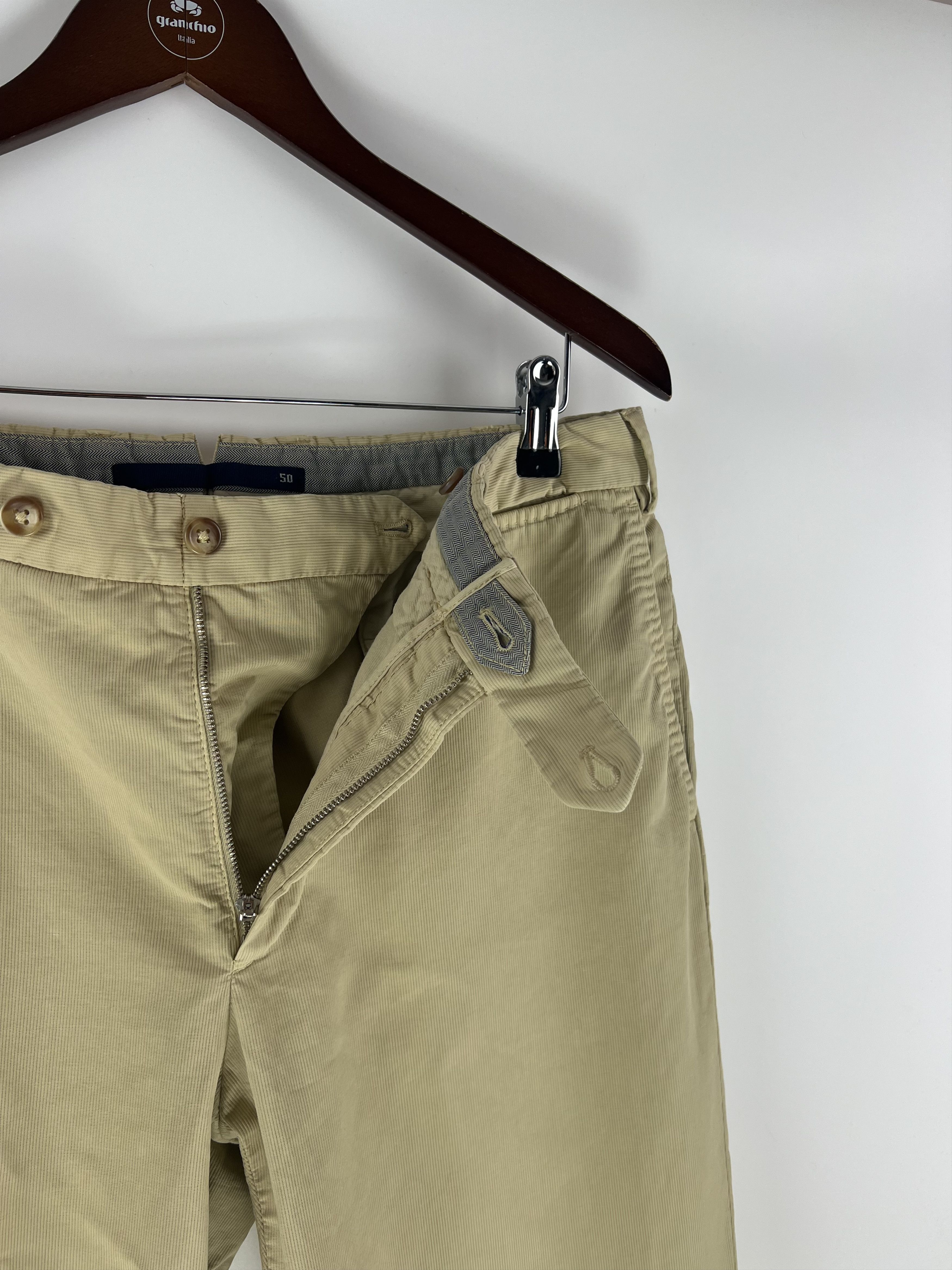 Incotex Incotex Men's Beige Corduroy Pants Size IT50 Size US 32 / EU 48 - 4 Thumbnail