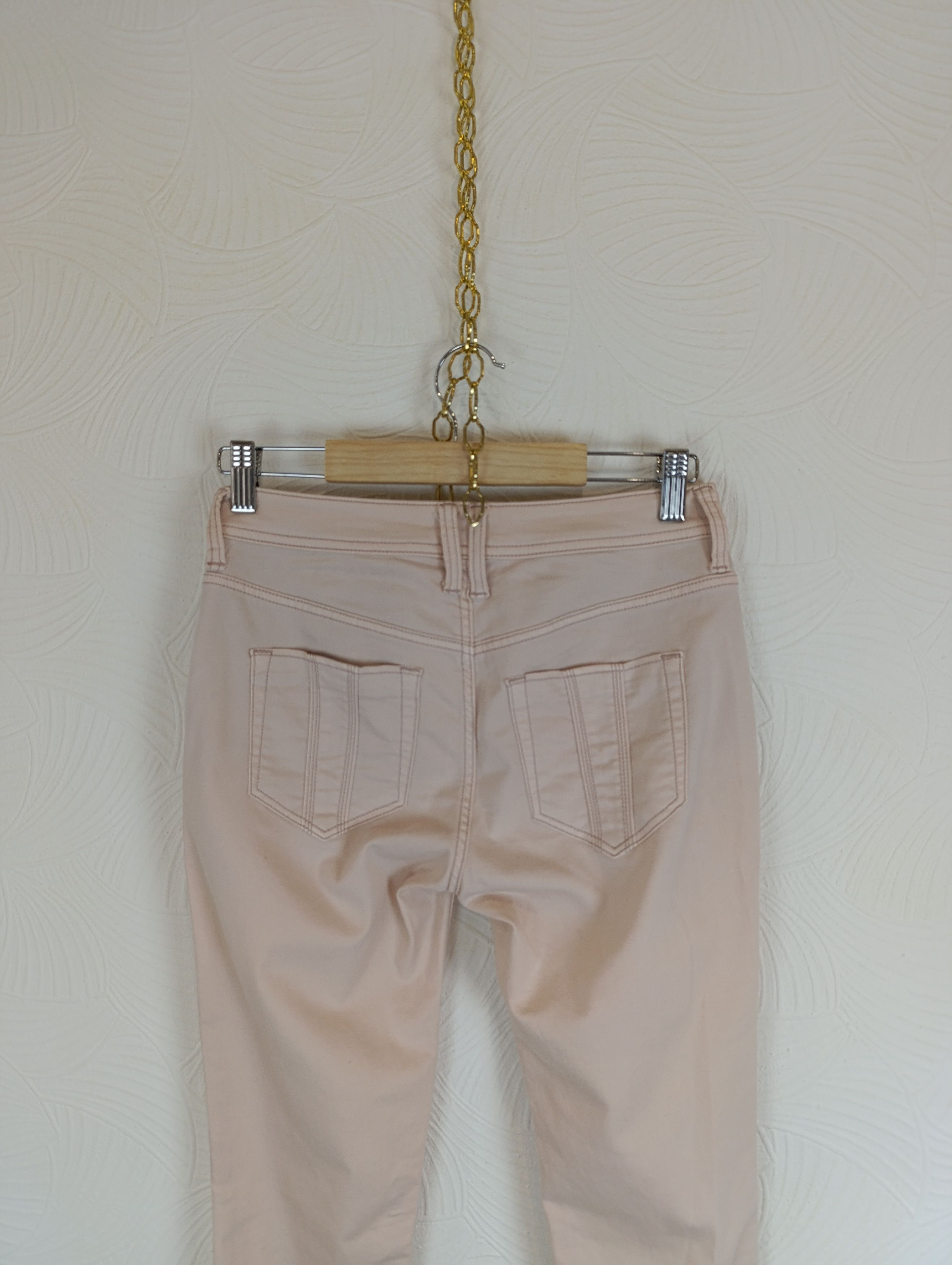 Burberry × Designer BURBERRY BRIT BAYSWATER WOMENS SKINNY ANKLE JEANS Size 26" / US 2 / IT 38 - 13 Thumbnail