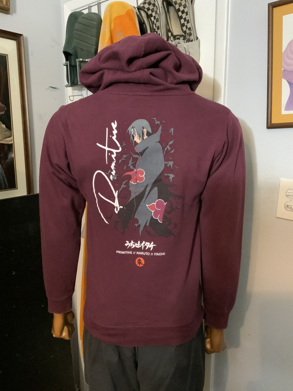 Primitive Primitive X Naruto Shippuden Itachi Uchiha Akatsuki Hoodie Size US XS / EU 42 / 0 - 10 Thumbnail