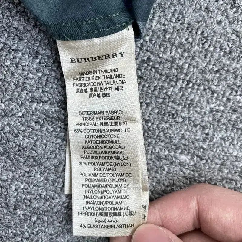 Burberry Burberry Men's L Blue Cotton Shirt. Size US L / EU 52-54 / 3 - 5 Thumbnail