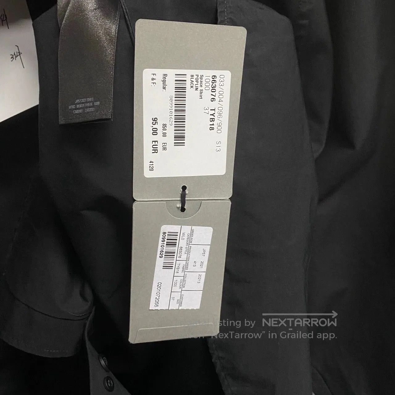 Balenciaga Balenciaga NASA Embroidery Logo Shirt. Size US S / EU 44-46 / 1 - 5 Thumbnail