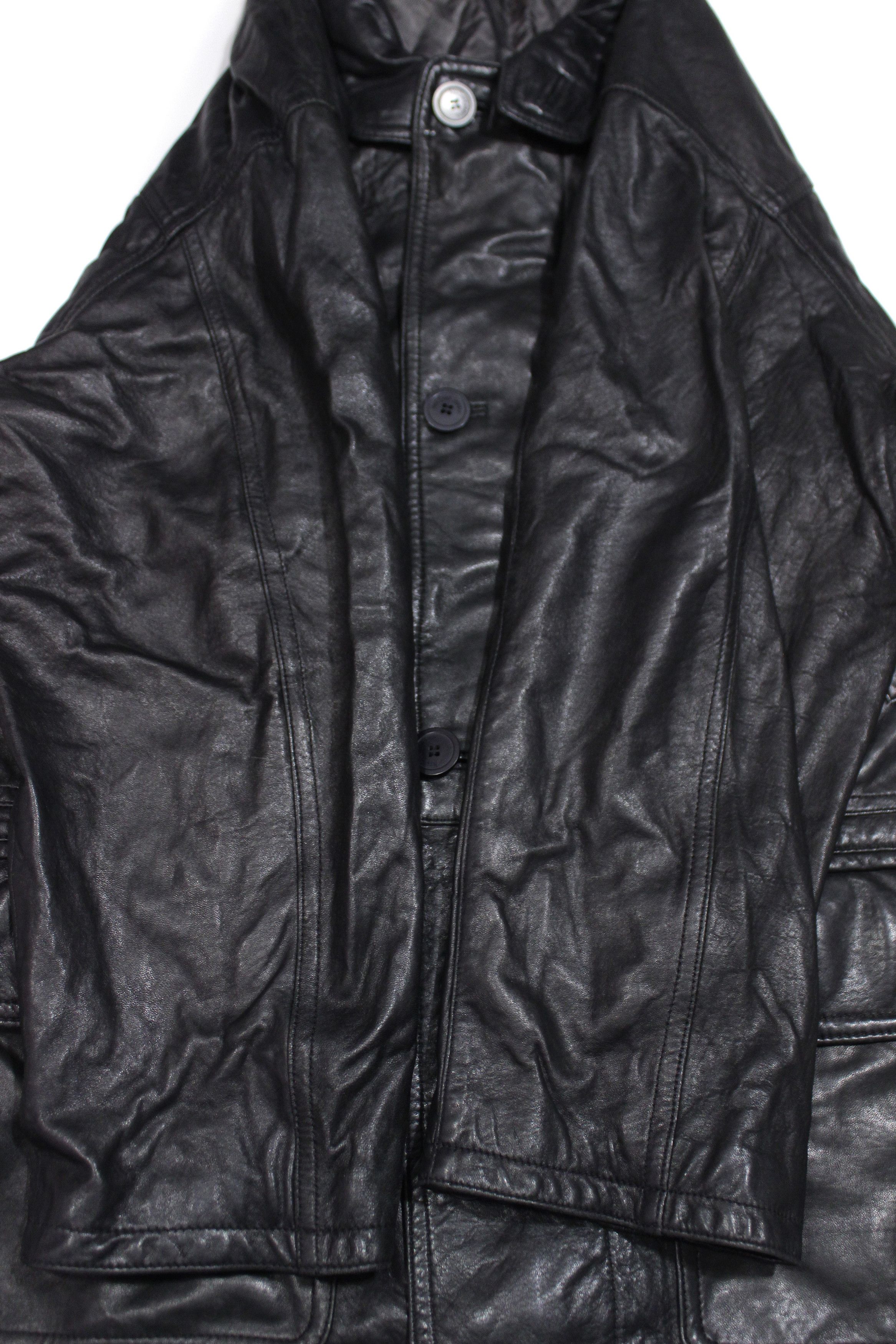 Yves Saint Laurent 90S Leather Jacket Vintage Size US M / EU 48-50 / 2 - 9 Thumbnail