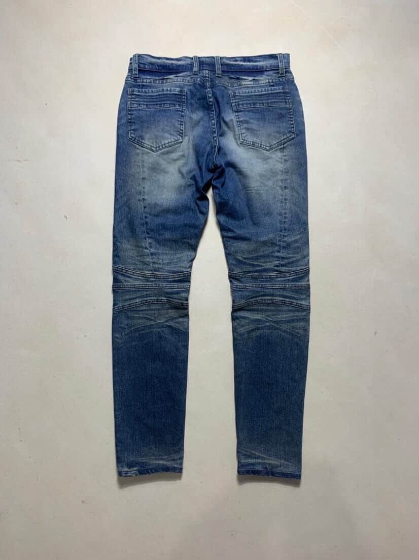 Balmain 00s Schussel Biker denim /kadoya /balmain style Size US 29 - 7 Thumbnail