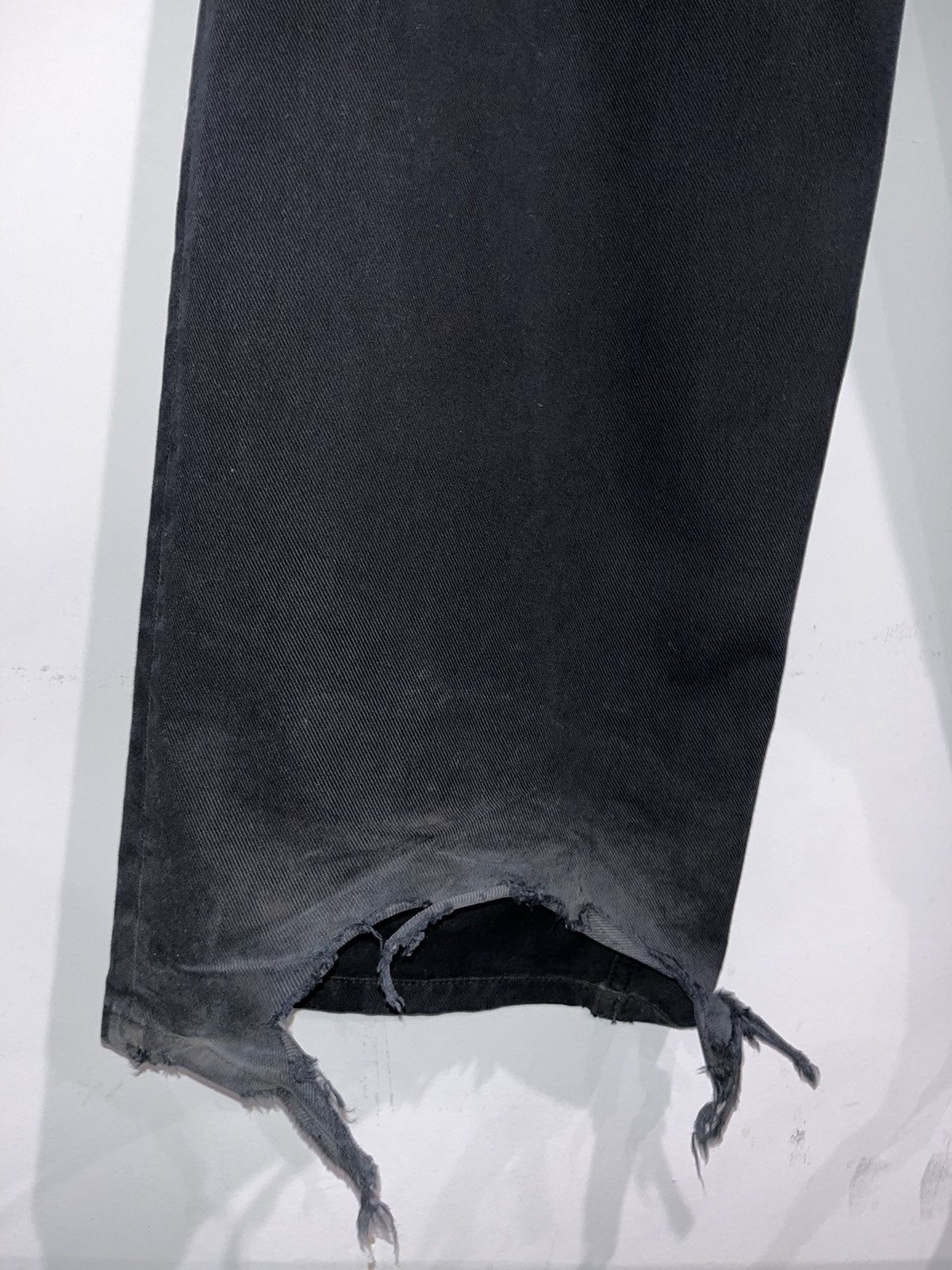 Balenciaga Balenciaga Baggy Pants in black soft moleskine denim S Size US 30 / EU 46 - 6 Thumbnail