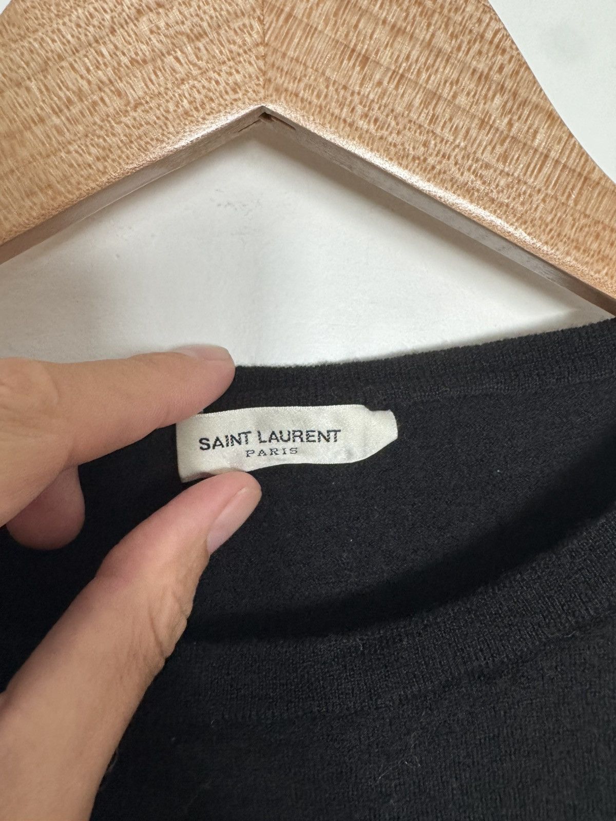 Saint Laurent Paris FW13 Wool Tank cropped Size US M / EU 48-50 / 2 - 2 Thumbnail