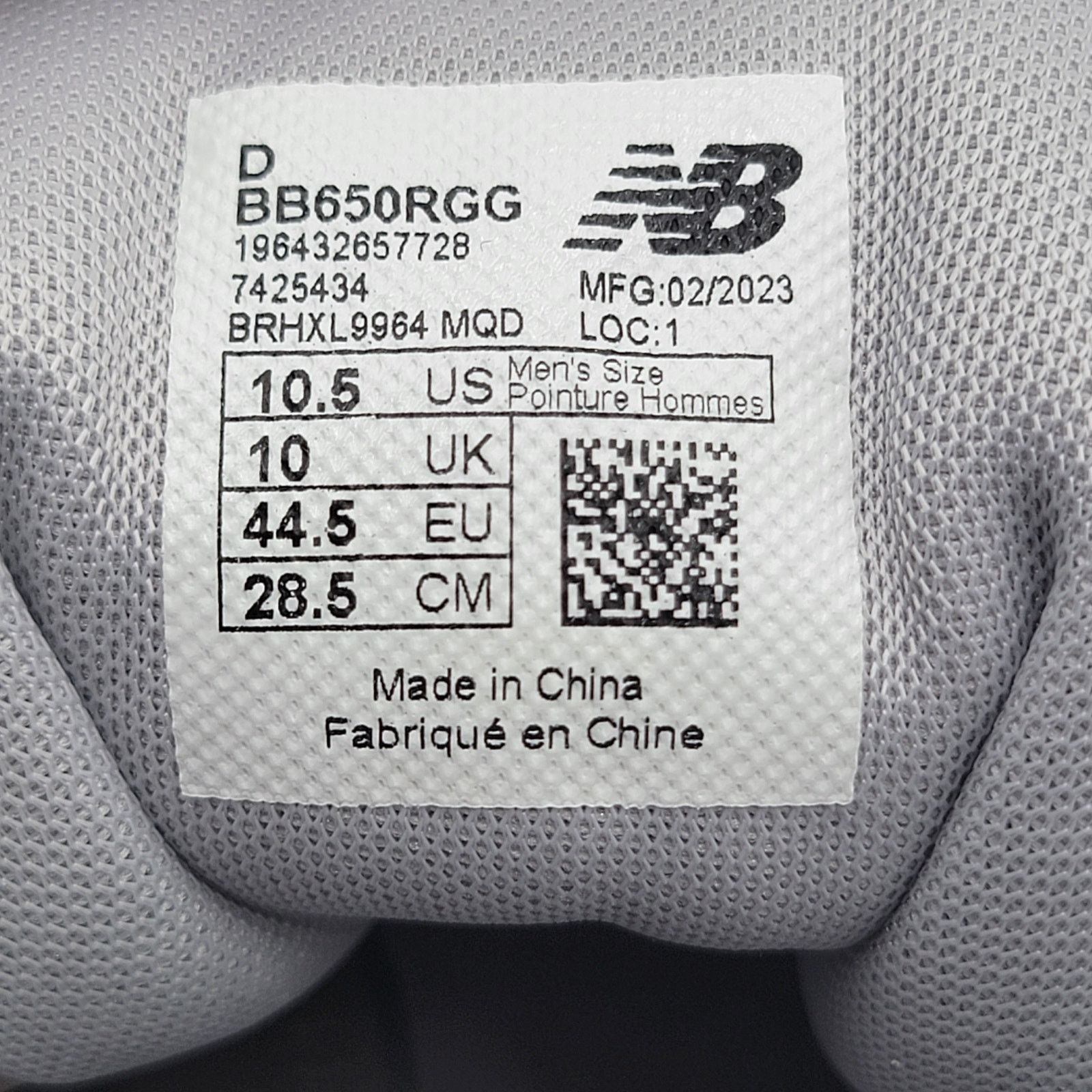 New Balance New Balance Men 650R Lifestyle Aluminum Rain Cloud Sz 10.5 Size US 10.5 / EU 43-44 - 7 Thumbnail