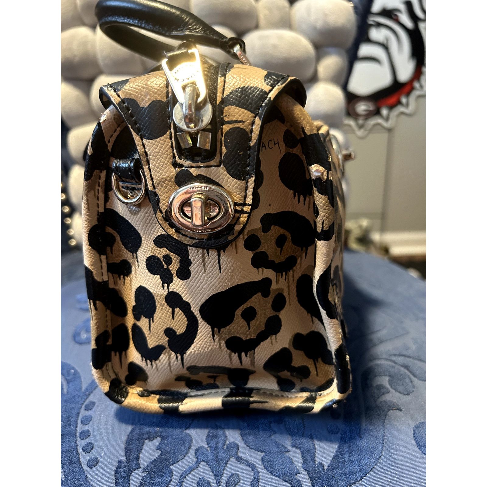 Coach Coach Leopard Print Bowling Bag Size ONE SIZE - 9 Thumbnail