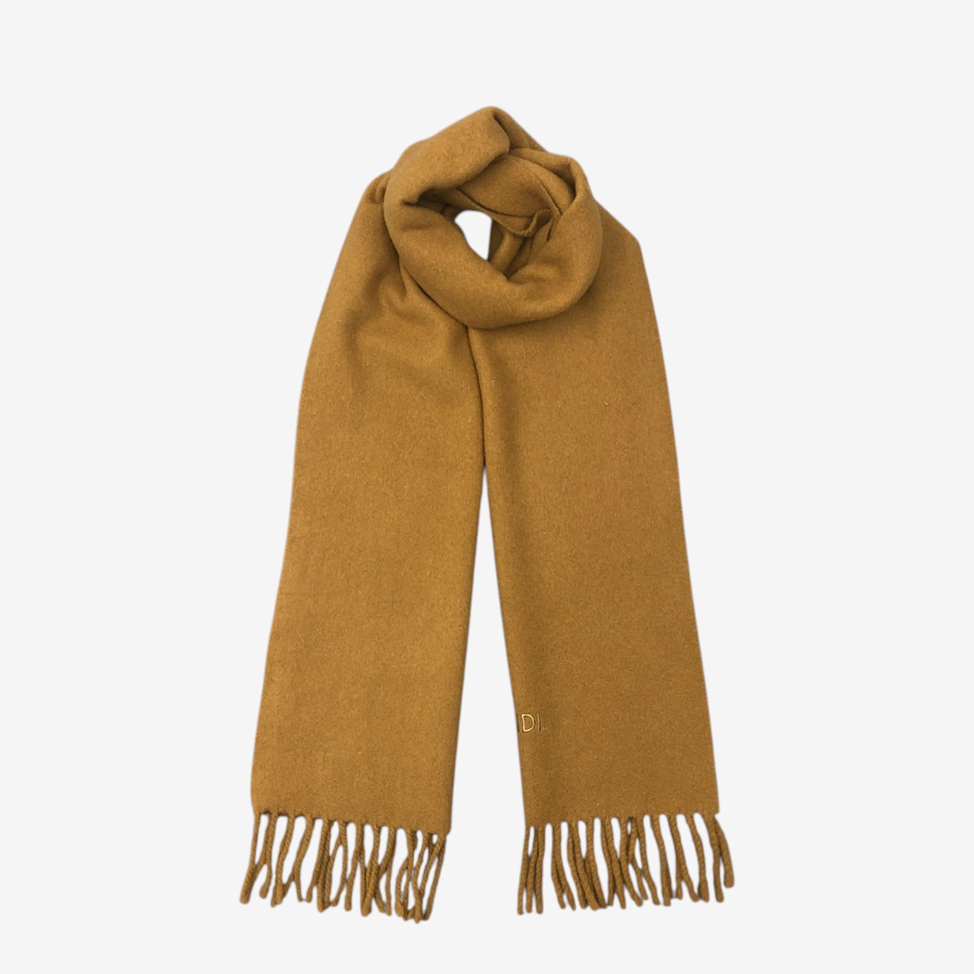 Japanese Brand Vintage Fendi Scarf Muffler Wool Winter Fringe Scarves Size ONE SIZE - 1 Thumbnail