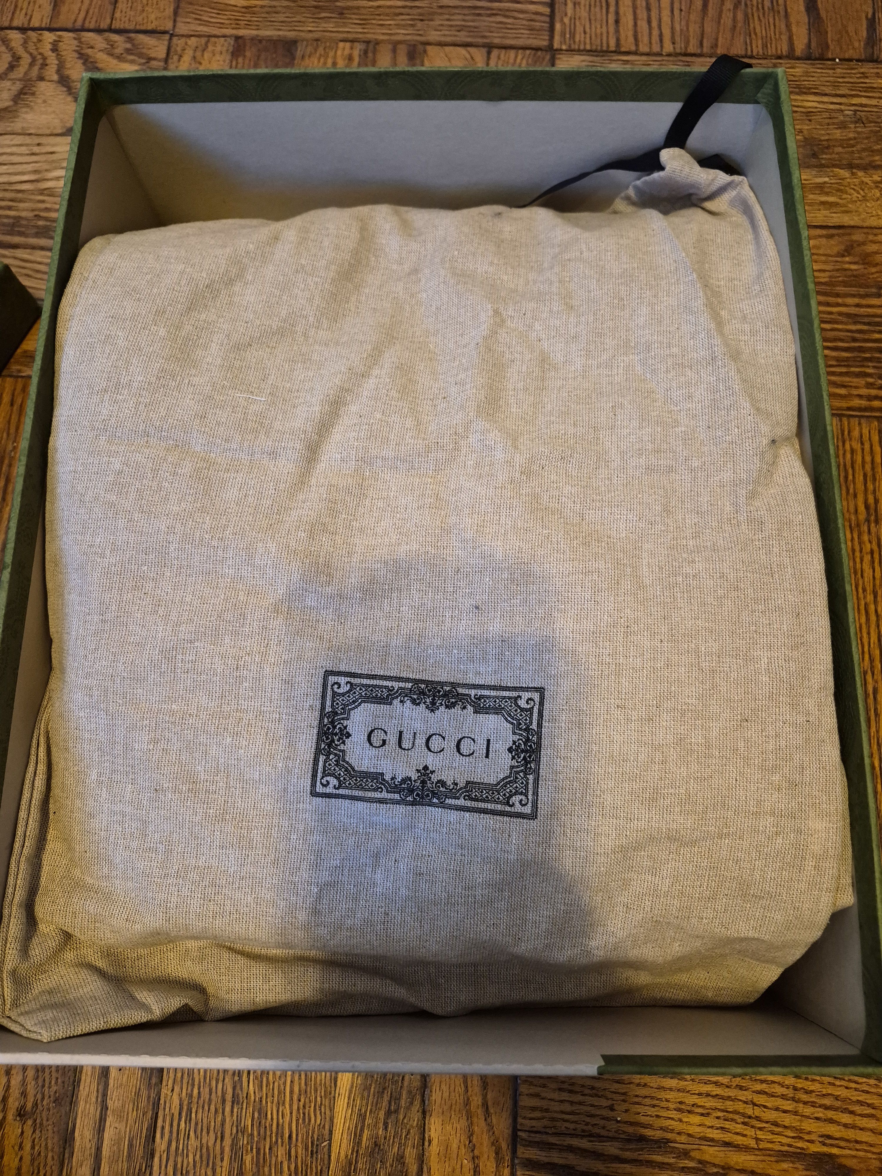 Gucci Men's Gucci Hooper GG Logo Wool Effect Ankle Boots Size US 9.5 / EU 42-43 - 9 Thumbnail