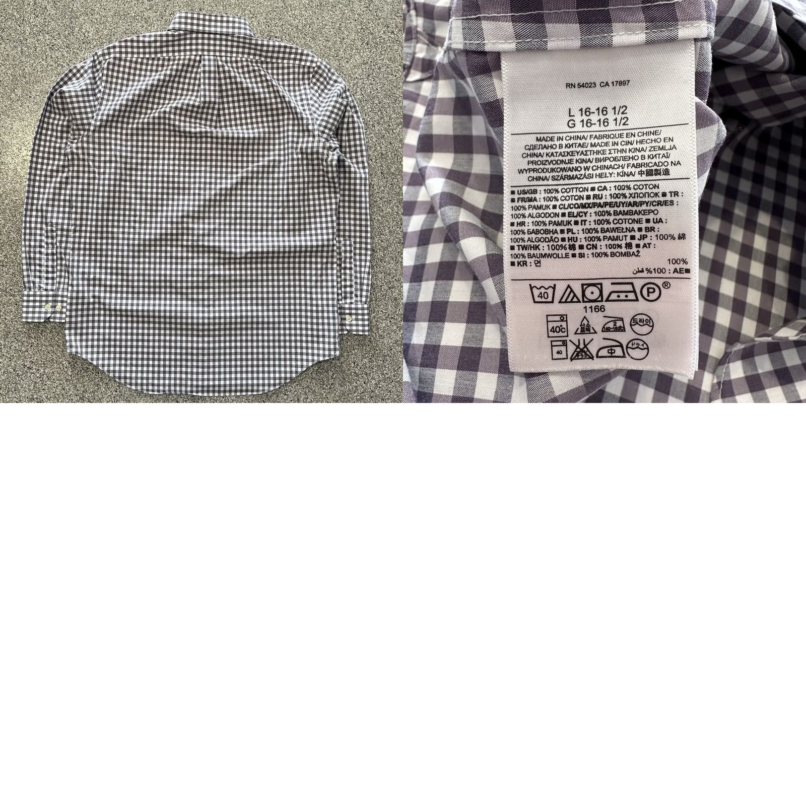 Banana Republic Banana Republic Button-Up Shirt Mens L Purple Classic Check Non-Iron Cotton Wide Collar Size US L / EU 52-54 / 3 - 8 Thumbnail