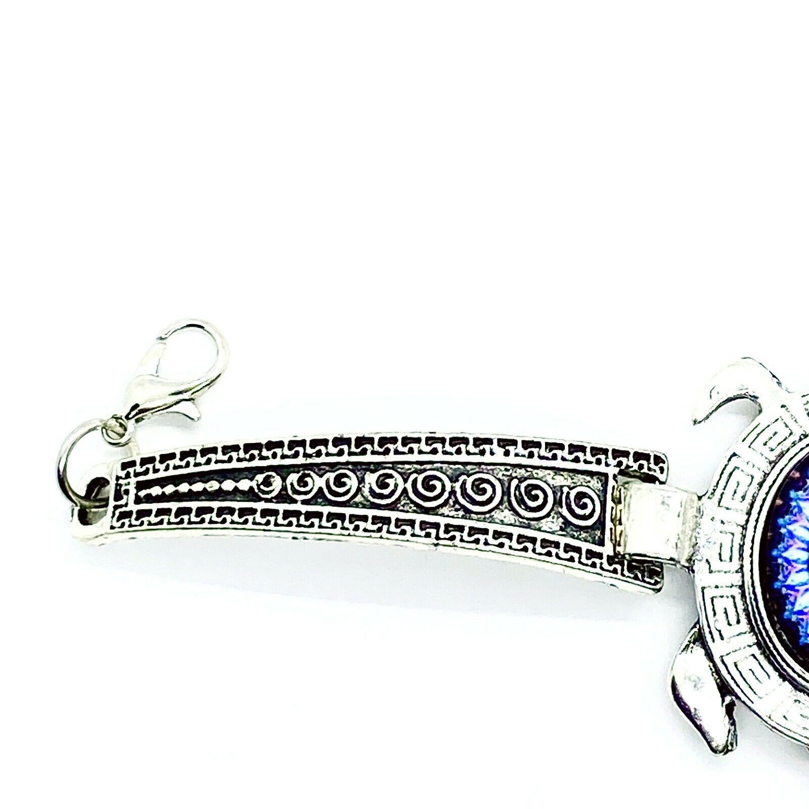 Other Boho Sea Turtle Rhinestone Silver-Tone Bracelet Size ONE SIZE - 3 Thumbnail