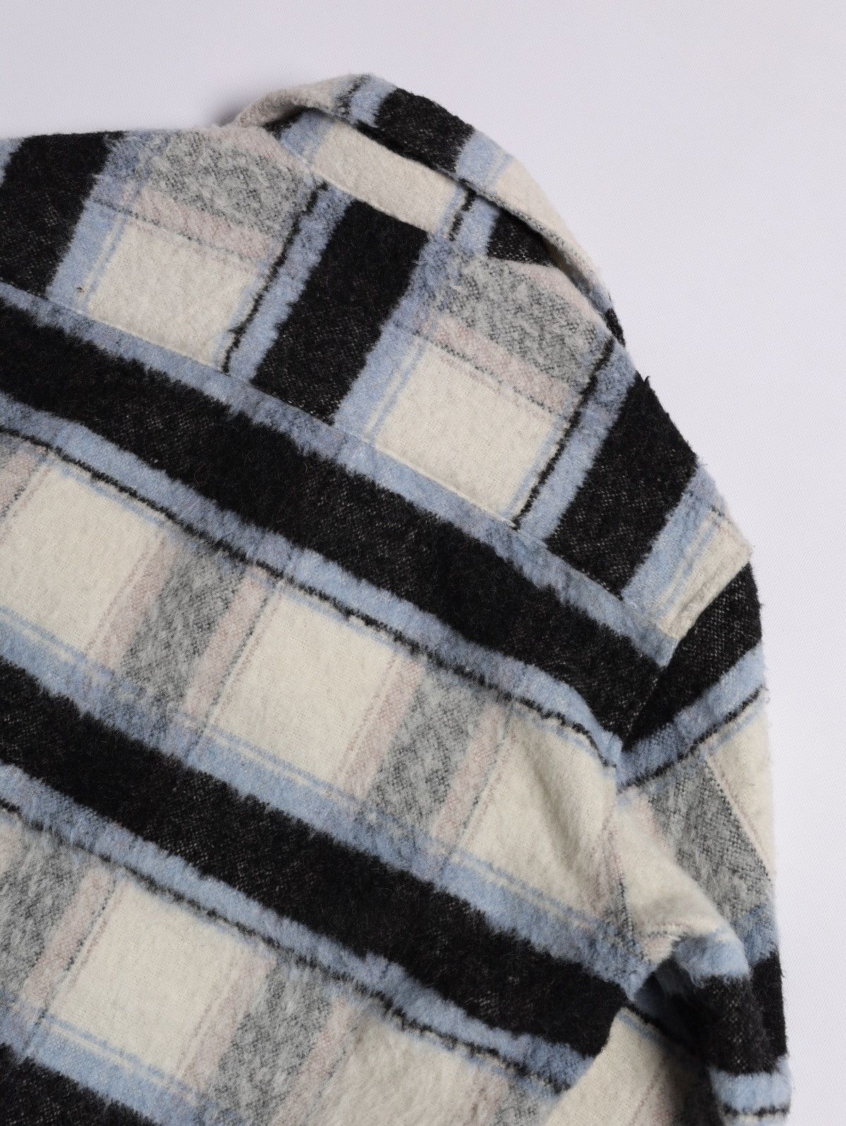Allsaints Allsaints Rayado Ecru Flannel Plaid Check Overshirt Jacket Size US M / EU 48-50 / 2 - 12 Thumbnail