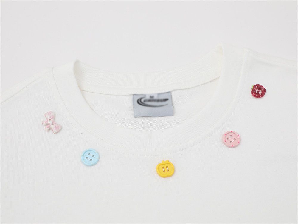 Japanese Brand Fun Cartoon Embroidered Short-Sleeve T-Shirt Size US M / EU 48-50 / 2 - 3 Thumbnail