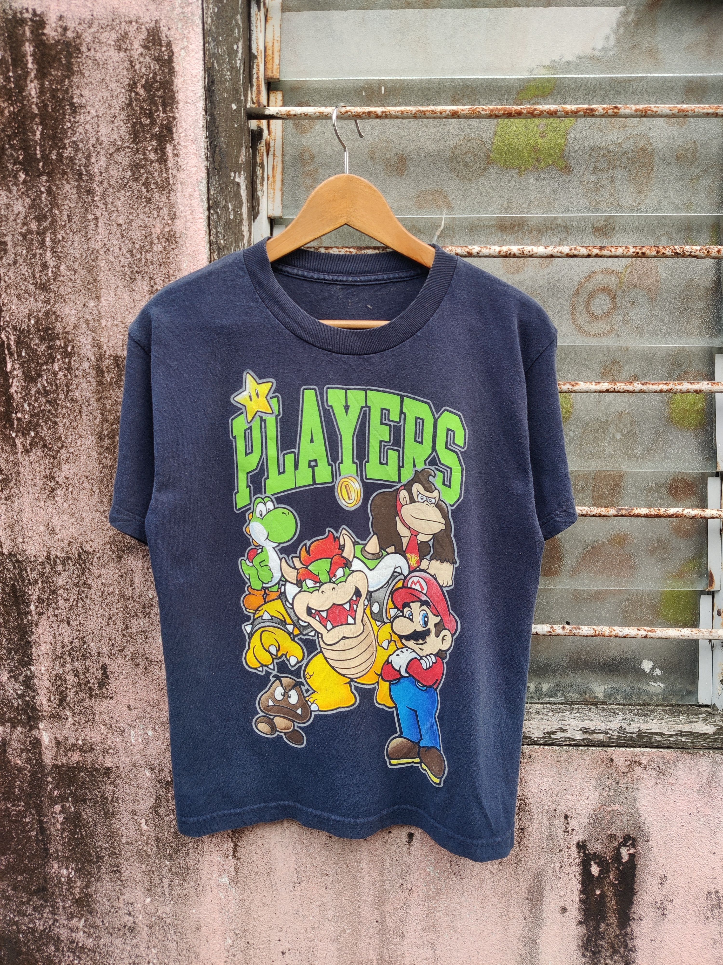 Japanese Brand Super Mario Dong King Kong Players Nintendo Shirt Size US S / EU 44-46 / 1 - 1 Thumbnail