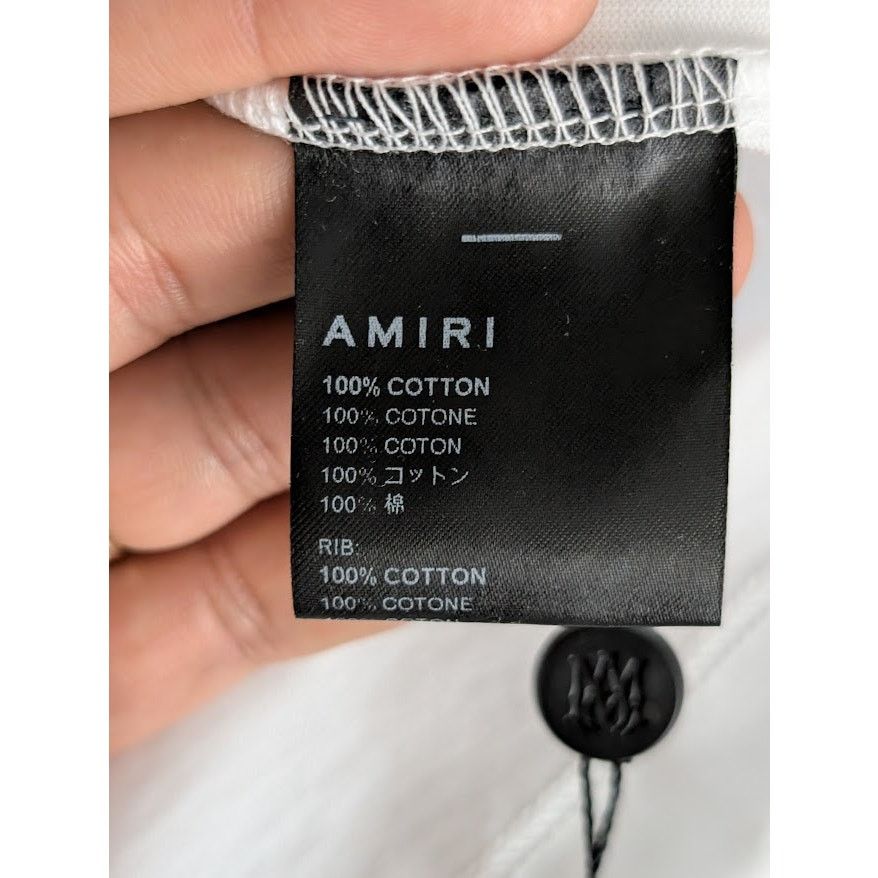 Amiri o1rshd1 MA Logo Tee T-Shirt in White Size US S / EU 44-46 / 1 - 9 Thumbnail