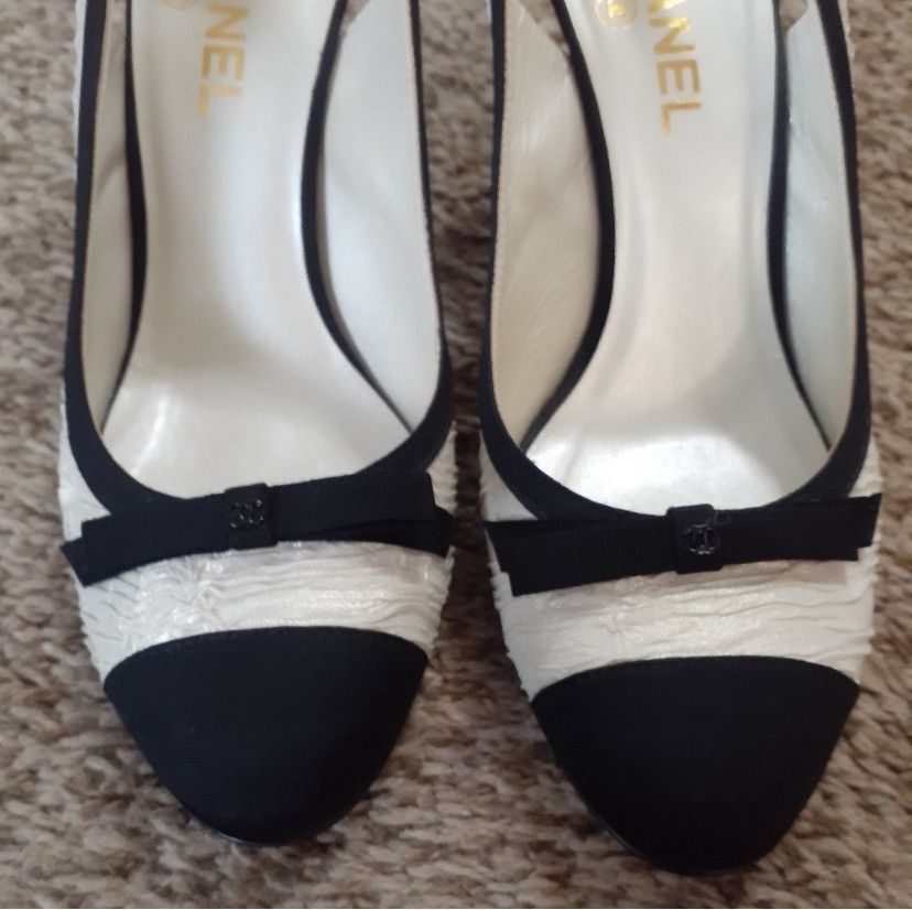 Chanel Chanel escarpins slingback shoes Size US 9.5 / IT 39.5 - 12 Thumbnail