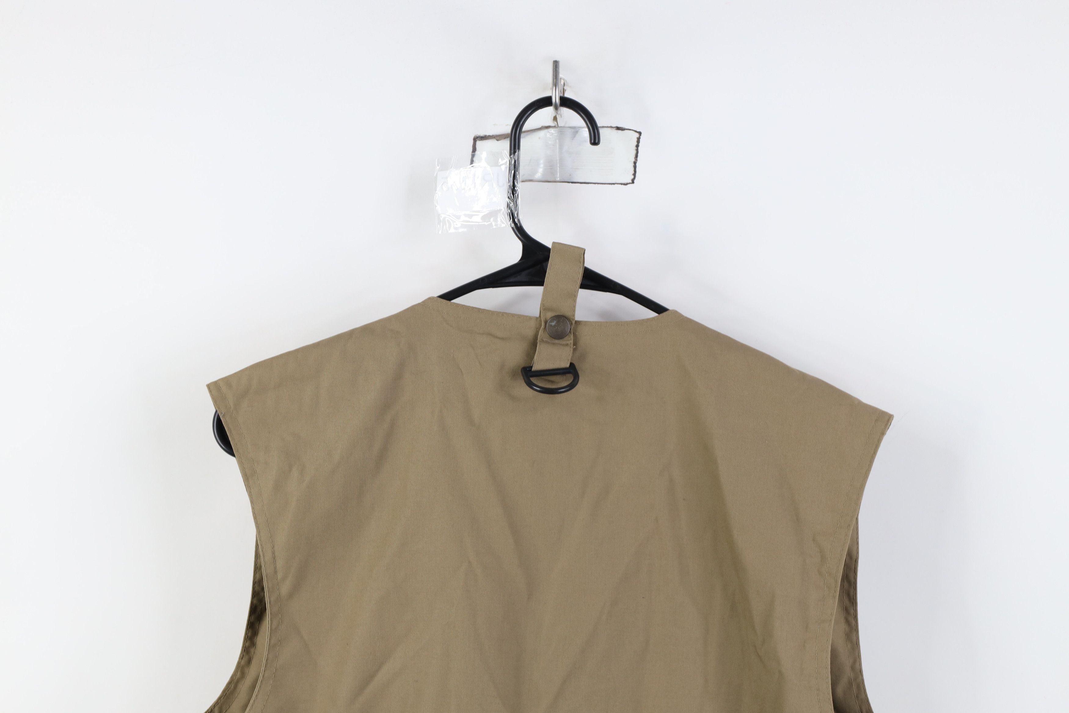 Vintage Vintage 90s Streetwear Tactical Full Zip Vest Jacket Beige Size US L / EU 52-54 / 3 - 16 Thumbnail
