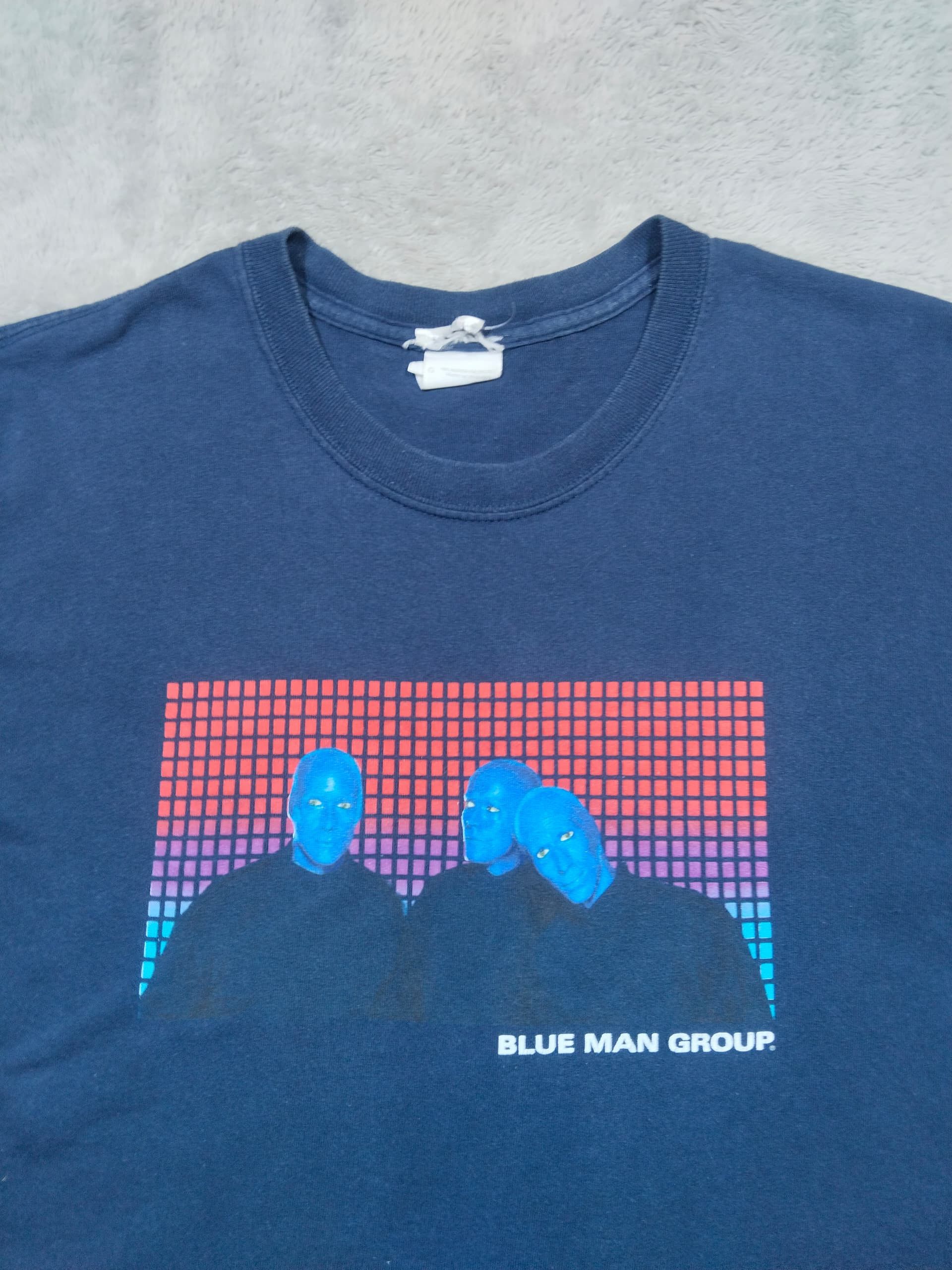Band Tees × If Six Was Nine × Vintage RARE VINTAGE BLUE MAN GROUP T SHIRT Size US L / EU 52-54 / 3 - 3 Thumbnail
