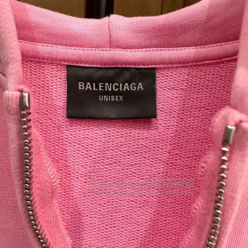 Balenciaga Balenciaga Pink Sanskrit Zip Hoodie Size US M / EU 48-50 / 2 - 2 Thumbnail