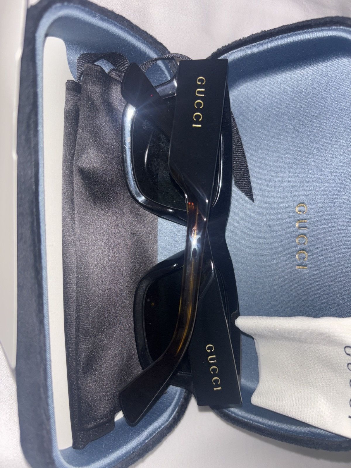 Gucci GUCCI MEN BLACK SUNGLASSES GG1668S Size ONE SIZE - 3 Thumbnail