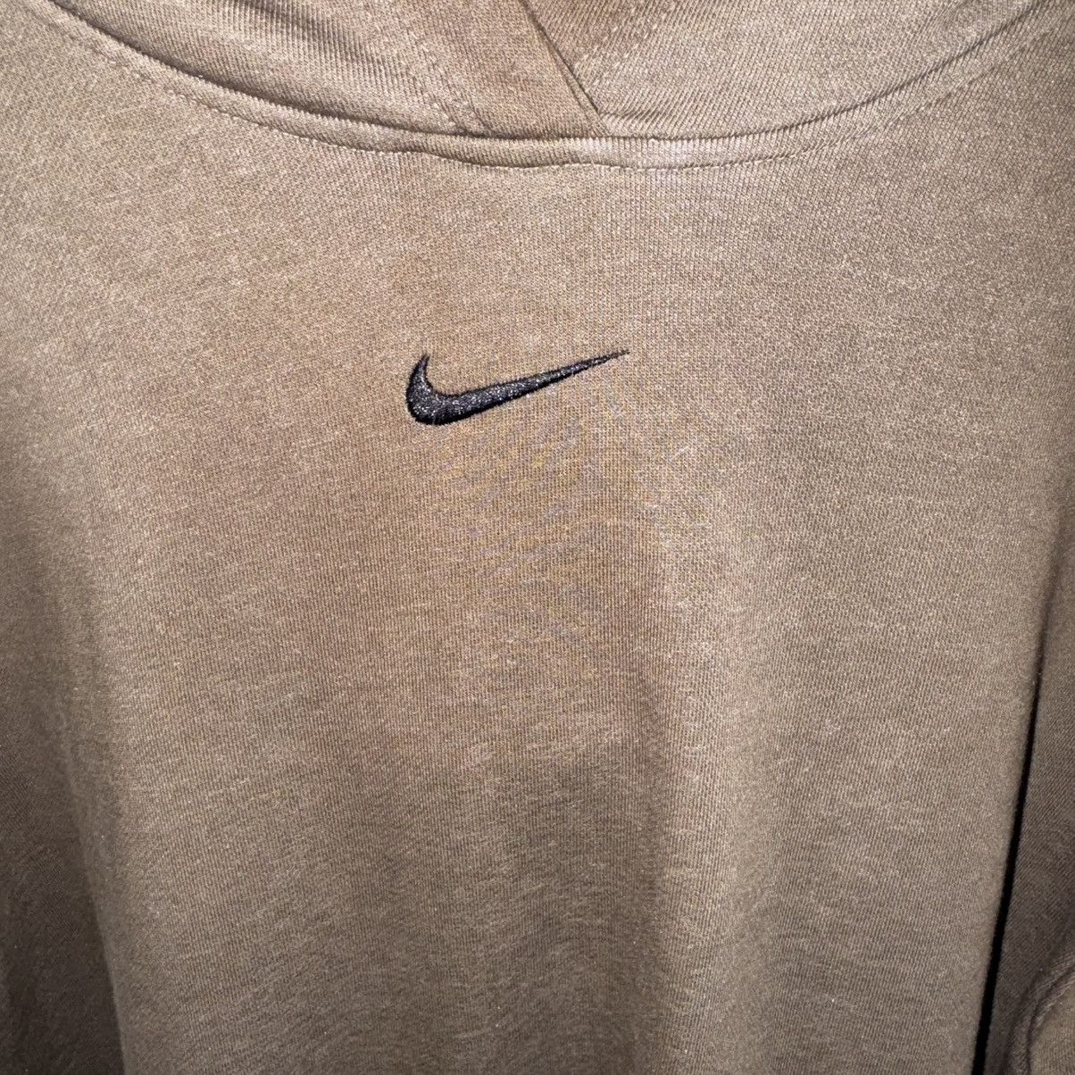 Nike Nike Oversized Center Swoosh Hoodie: Mocha Size US L / EU 52-54 / 3 - 3 Thumbnail
