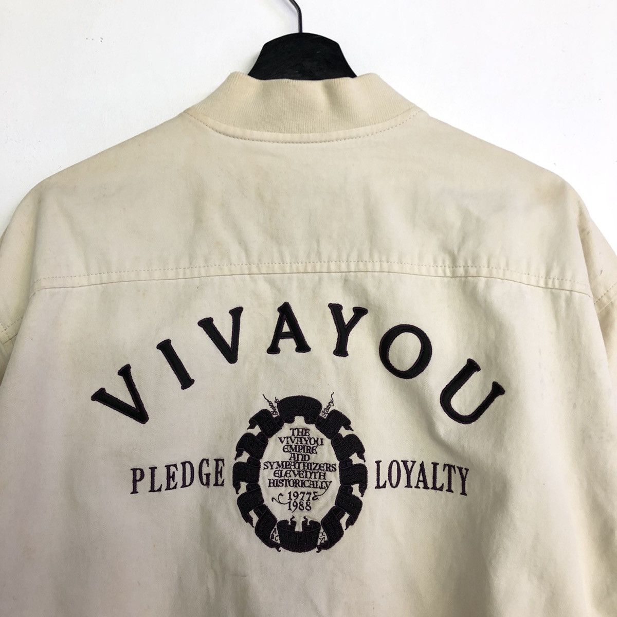 Japanese Brand Distress Vivayou Japan Design Varsity Embriodered Jacket Size US M / EU 48-50 / 2 - 3 Thumbnail