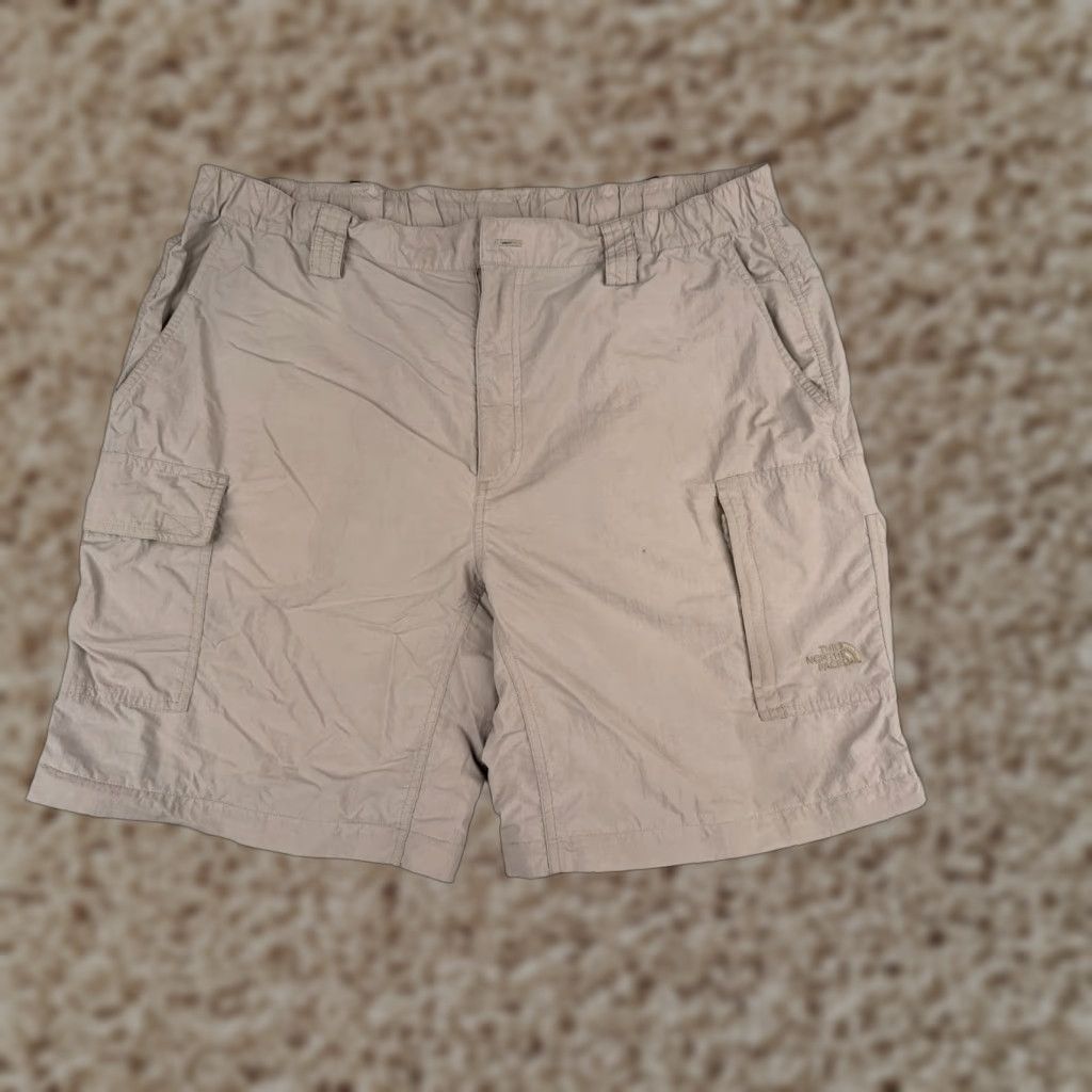 The North Face The North Face Shorts Mens XL Beige Cargo 100% Nylon Stowable 9" READ Size US 36 / EU 52 - 1 Thumbnail