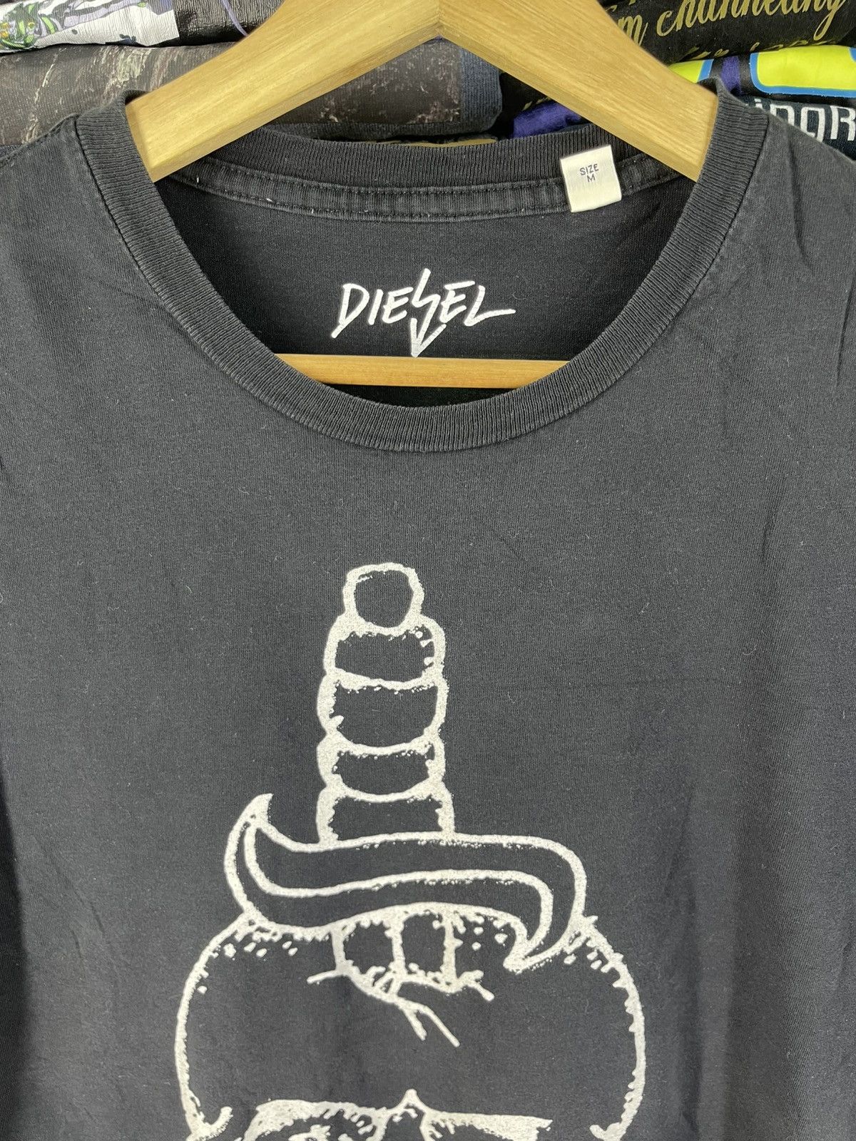 Diesel Vintage Diesel Reboot Photoprint Skull Shirt Tee Size US M / EU 48-50 / 2 - 5 Thumbnail