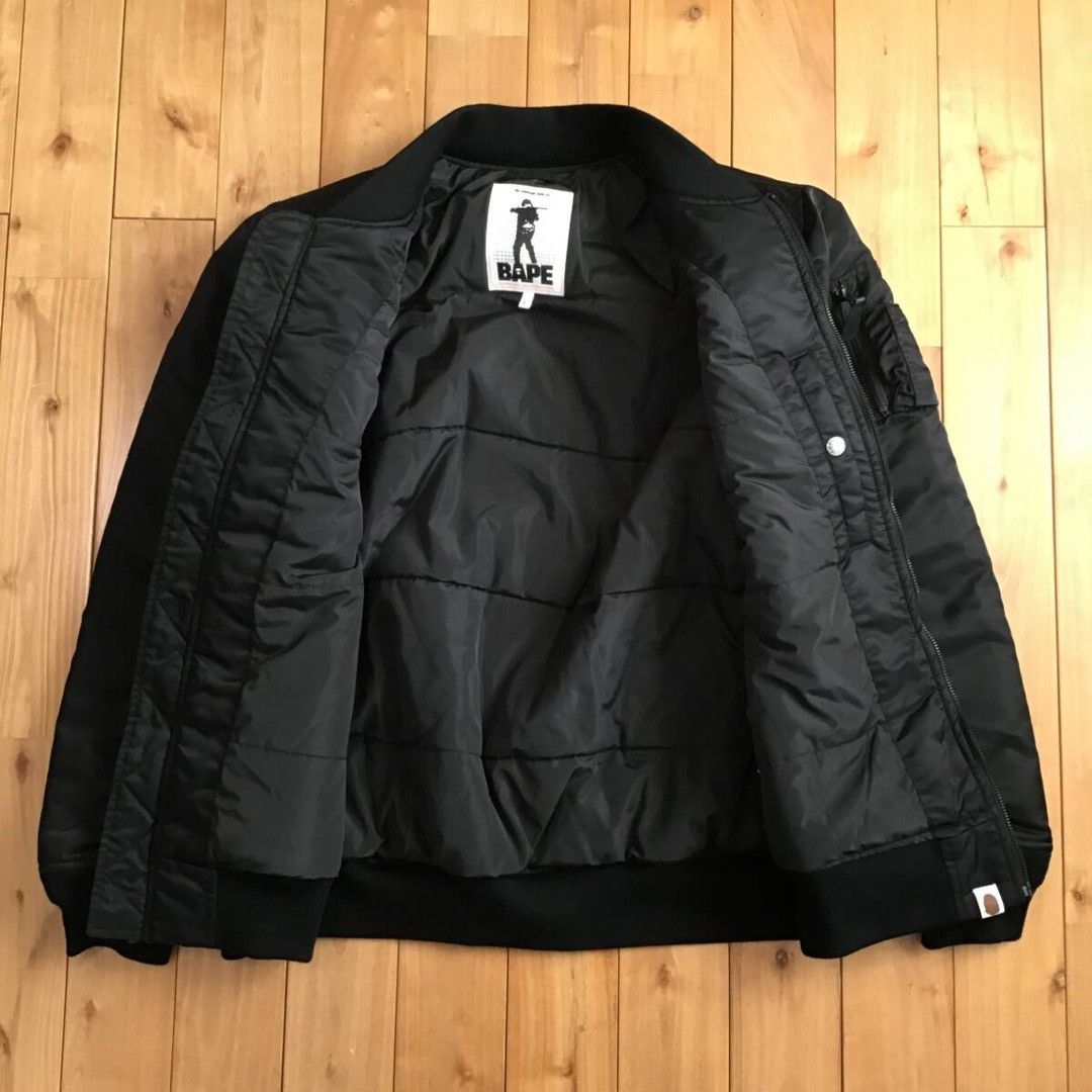 Bape BAPE HUNTING LOGO MA-1 Bomber Jacket a bathing ape Size US L / EU 52-54 / 3 - 6 Thumbnail