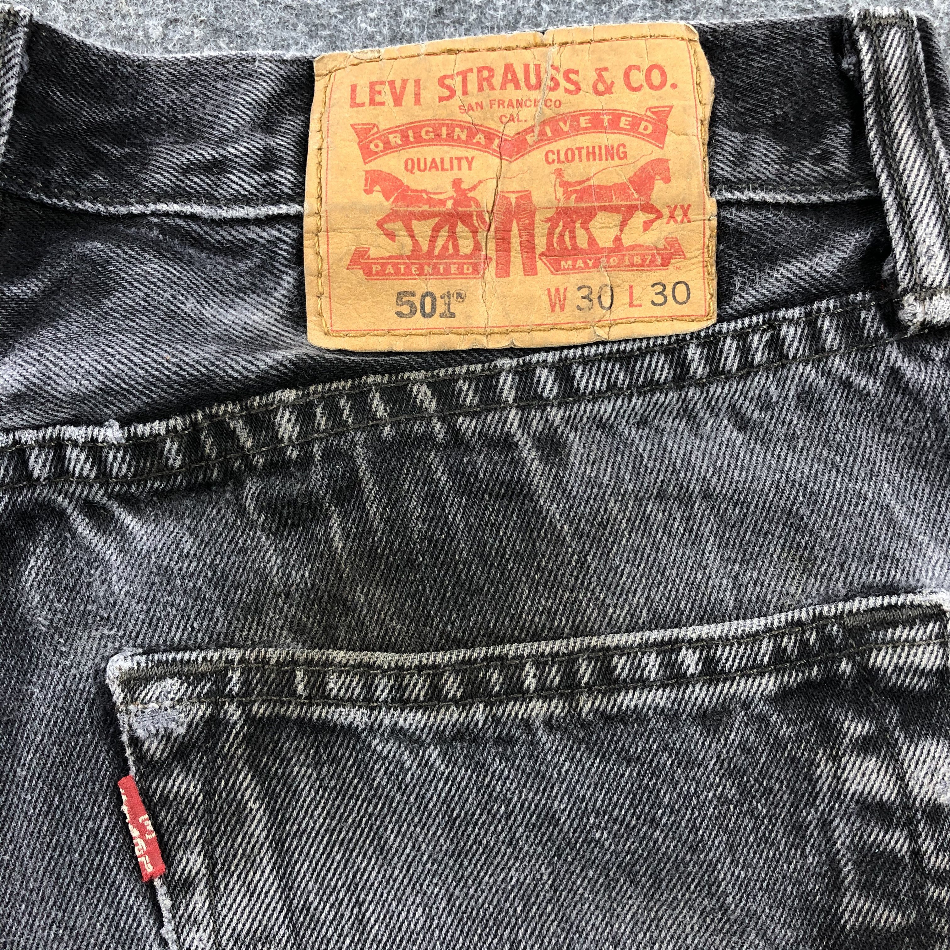 Levi's Vintage Distress Levis 501 Earth Tone Jeans-JM1491 Size US 29 - 6 Thumbnail