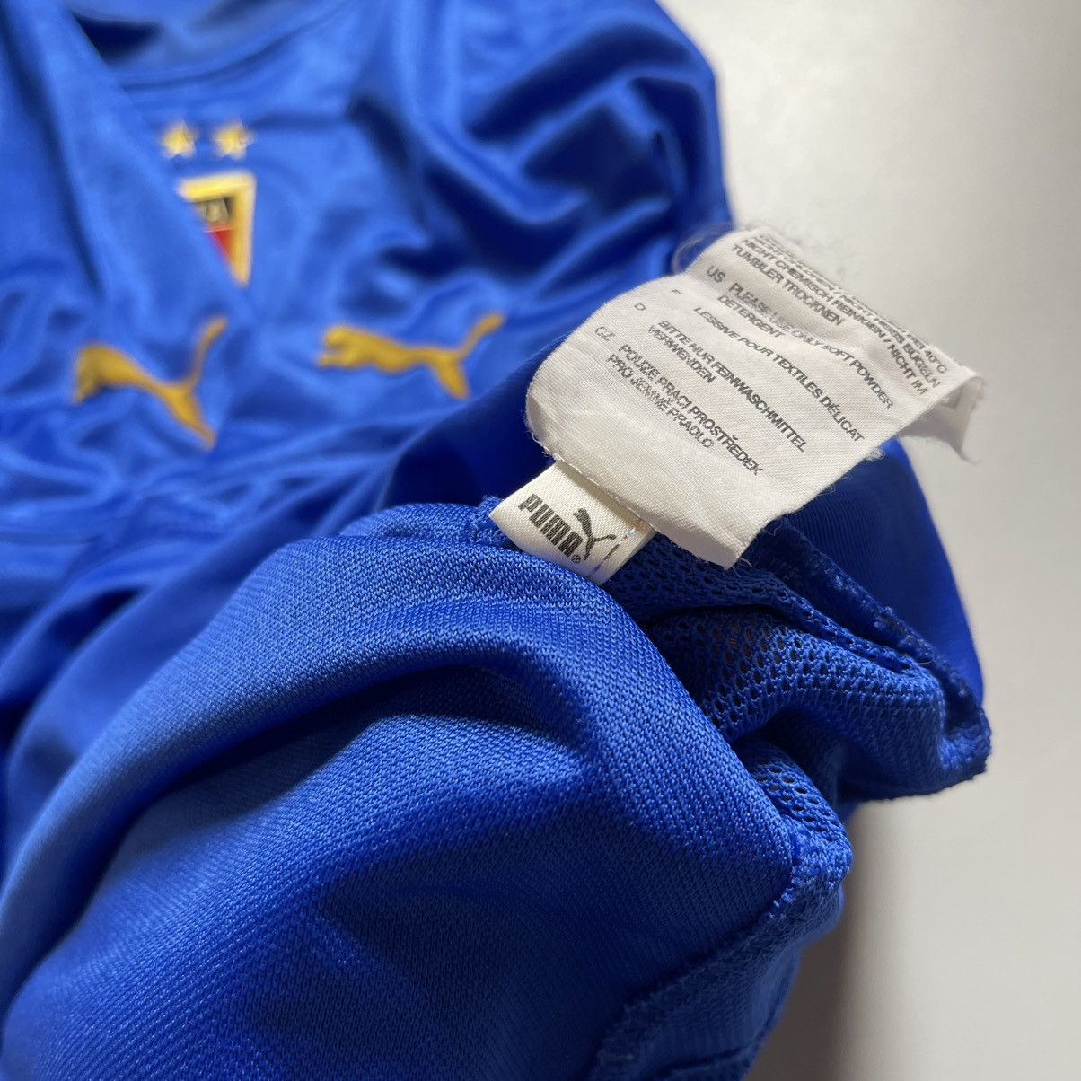 Puma × Vintage ITALY PUMA 2004 EURO FOOTBALL SOCCER HOME JERSEY Size US XXS / EU 40 - 9 Thumbnail