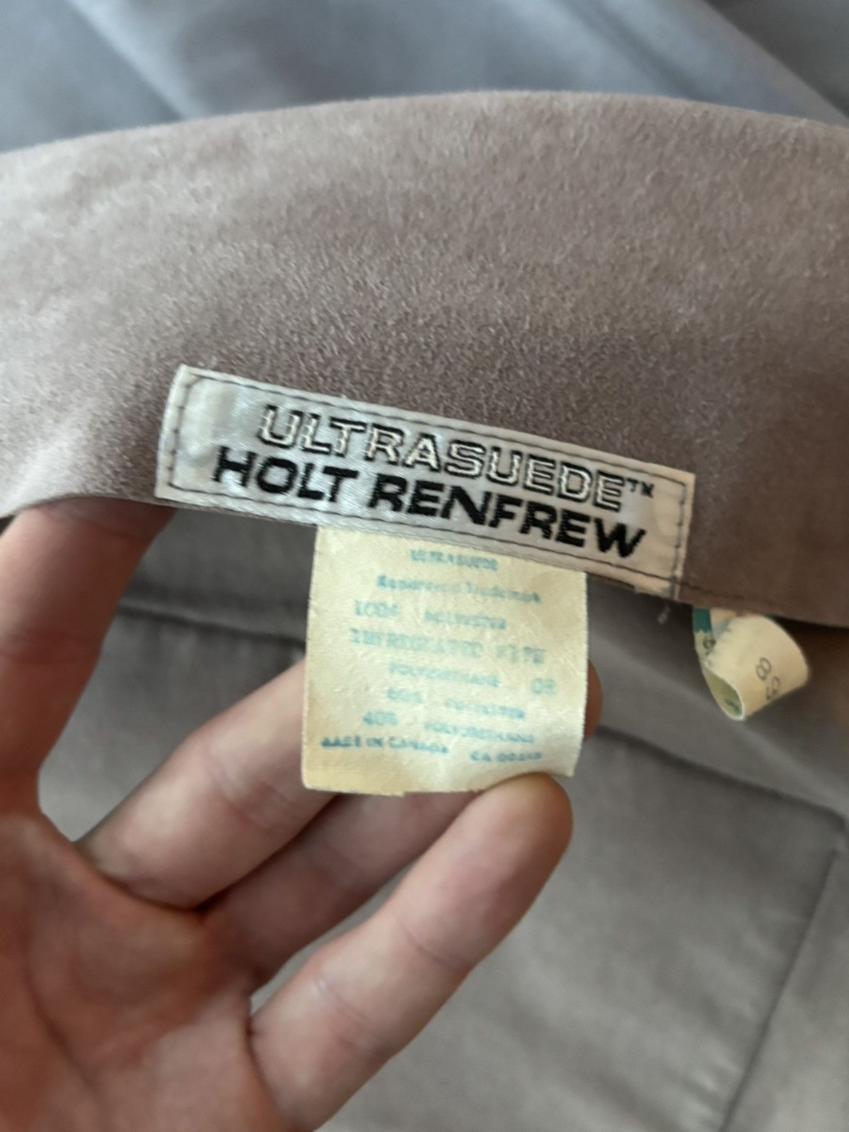 Holt Renfrew × Vintage 1970s Ultrasuede Trench Coat Vintage Holtz Renfrew Duster Size M / US 6-8 / IT 42-44 - 4 Thumbnail