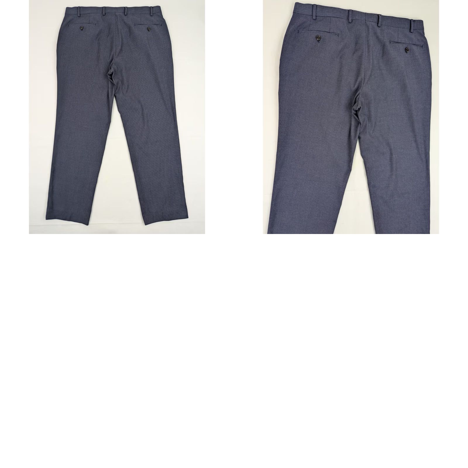 Ralph Lauren RALPH LAUREN Gingham Check Pleated Dress Trouser Pants Men 38x30 Navy Blue Boys? No, Men's. Size US 38 / EU 54 - 8 Thumbnail