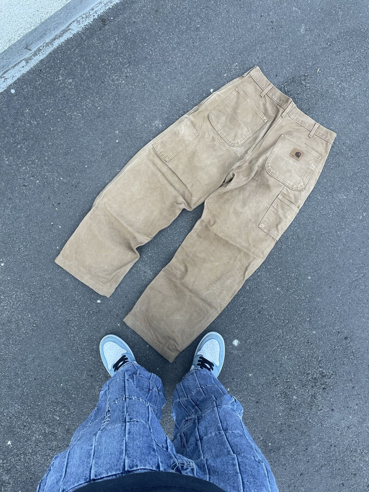 Carhartt Vintage Carhartt carpenter pants faded Size US 34 / EU 50 - 4 Thumbnail