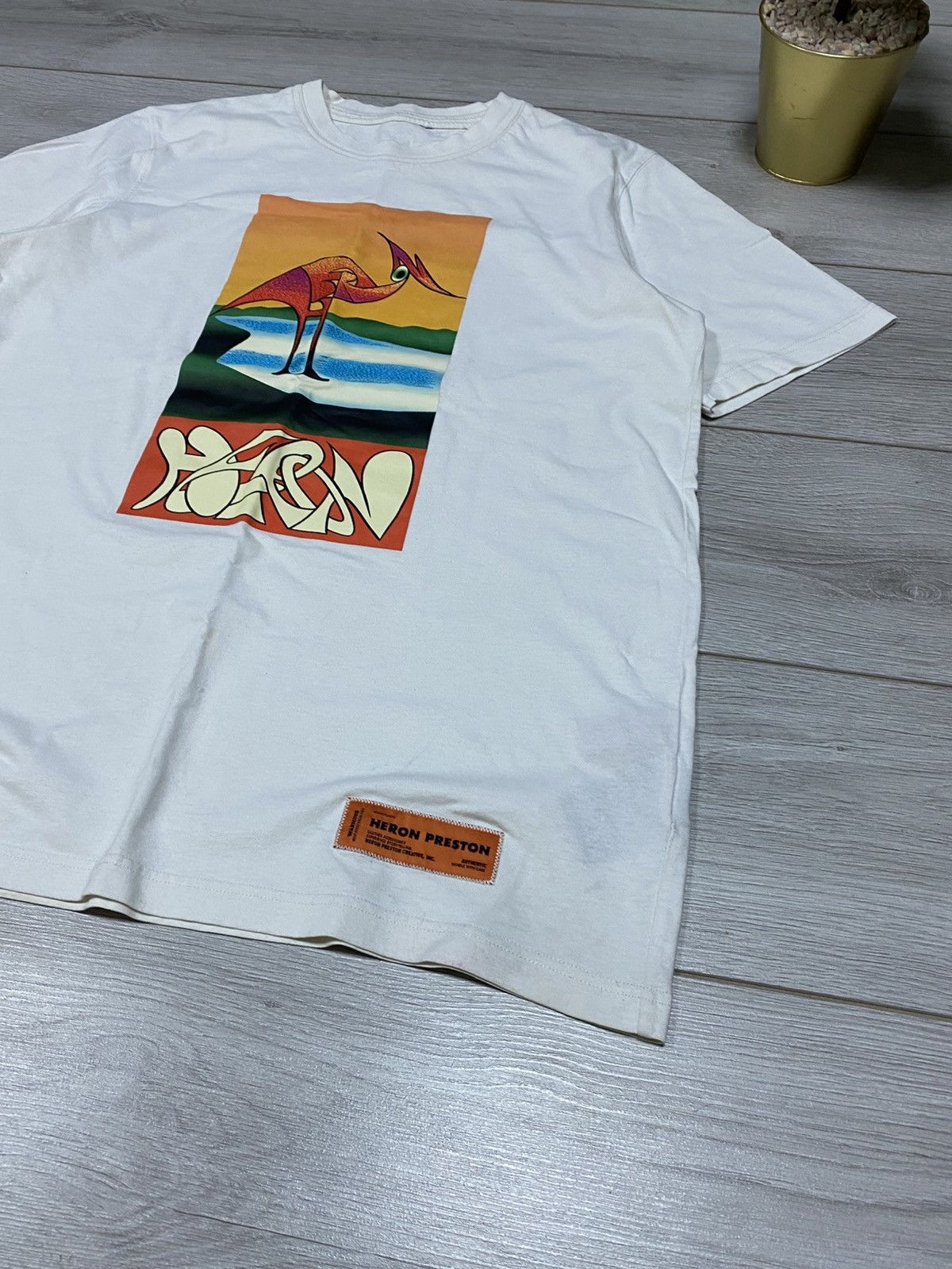 Heron Preston Heron Preston Abstract Graphic bird t-shirt Size US M / EU 48-50 / 2 - 2 Thumbnail