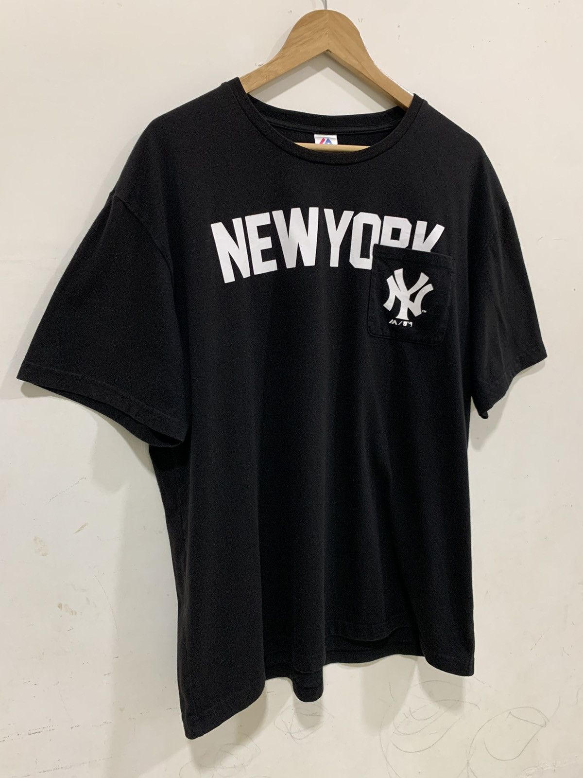 MLB MLB NY New Yankees Baseball Pocket Tee Size US XXL / EU 58 / 5 - 3 Thumbnail