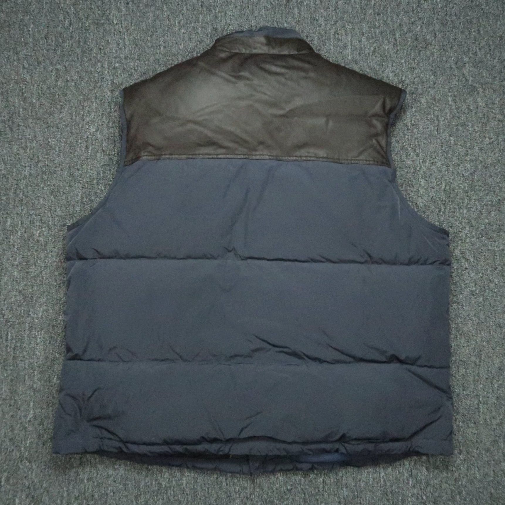 Orvis Orvis Vest Men 2XL Full Zip Down Leather Trim Puffer Jacket Lined Insulated Size US XXL / EU 58 / 5 - 7 Thumbnail