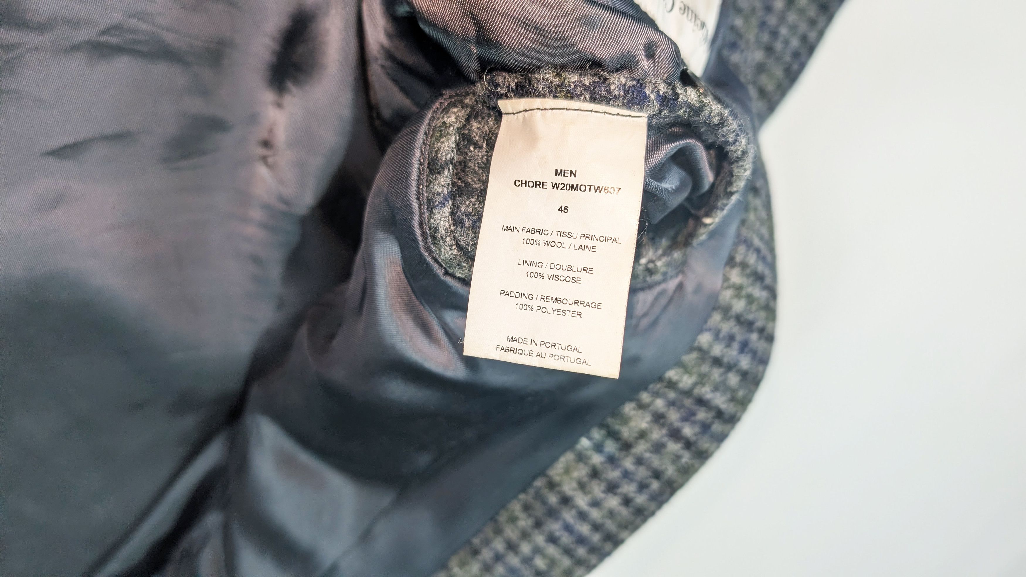 Officine Generale Officine Generale Houndstooth Wool Jacket Size 46 S Size US S / EU 44-46 / 1 - 8 Thumbnail