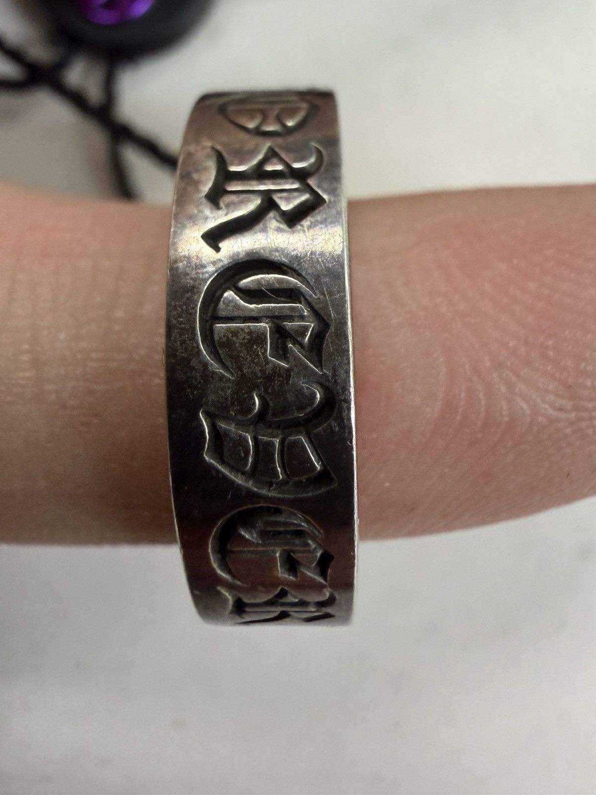 Chrome Hearts Chrome Hearts Forever Silver Ring (Size 7.5) Size ONE SIZE - 4 Thumbnail