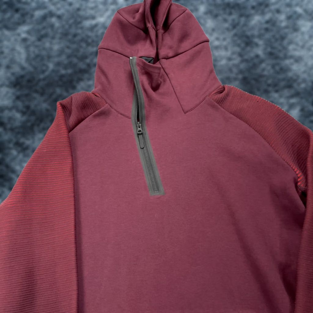 Nike Nike Tech Hoodie Mens 2XL Maroon Sportswear Nike Sportswear Hoodie Full Zip Hooded Size US XXL / EU 58 / 5 - 1 Thumbnail