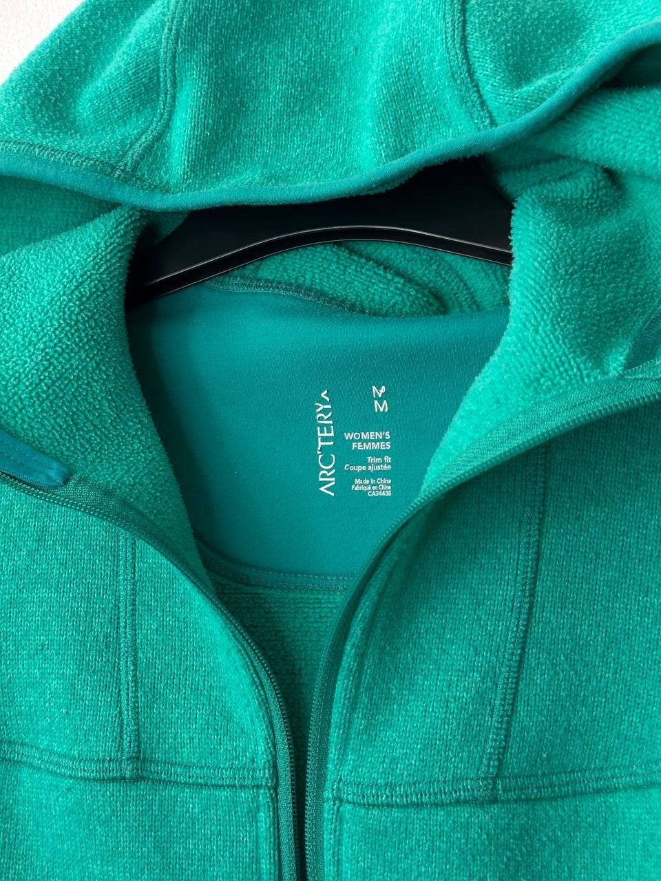 Arc'teryx Arc’teryx Women’s Green Hooded Fleece Jacket Trim Fit Size M Size M / US 6-8 / IT 42-44 - 4 Thumbnail
